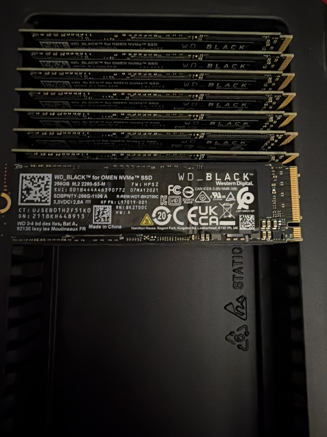 1 x New Tested WD Black NVME M.2 2280 256GB SSD | Jawa