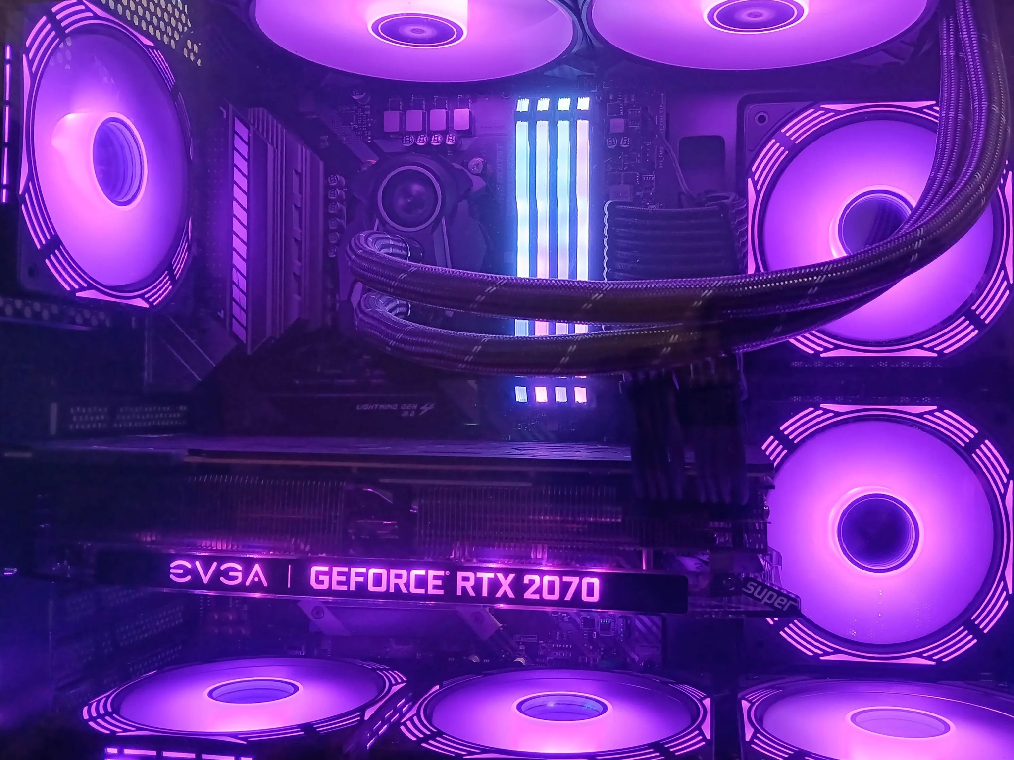 | Black RGB GAMING PC | Ryzen 5 5600x | EVGA RTX 2070S) | 32gb DDR4 RAM |1tb NvMe SSD
