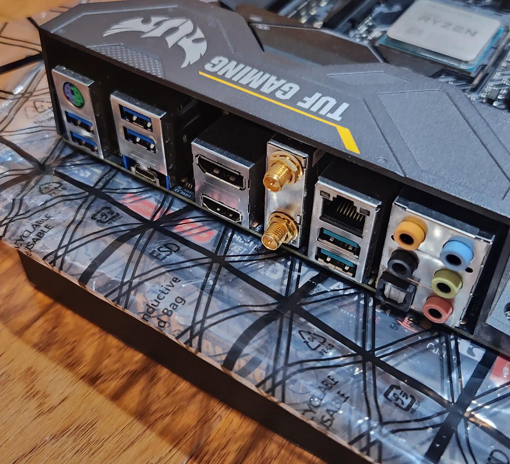 ASUS TUF x570-PLUS (WI-FI) AND Ryzen 7 3700X, 16gb RAM, 256GB M.2 (with Win 10 installed)
