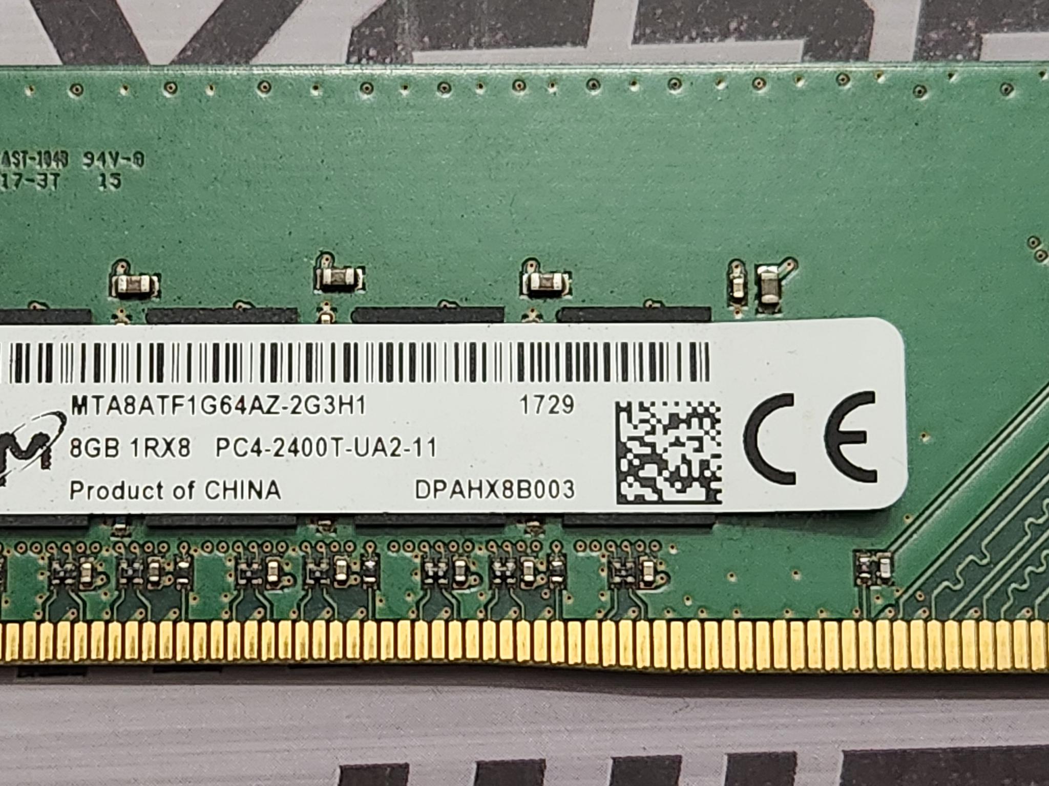 Micron DDR4 16GB JEDEC kit 2 x 8GB