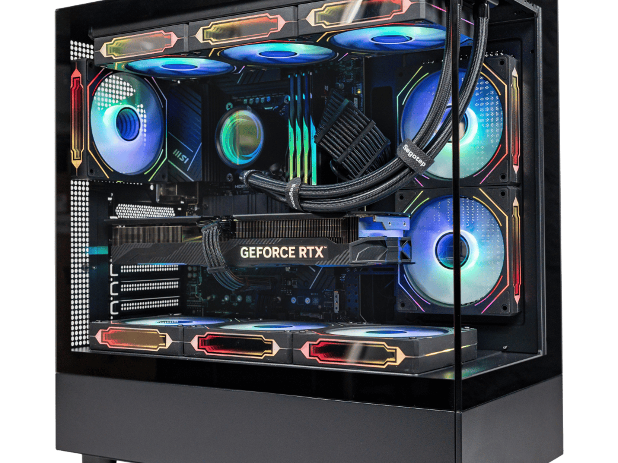 The Poseidon  i7-13700KF 5.8GHz, RTX 5070 12GB, 1TB NVME SSD, 32GB RGB DDR5, 850W PSU