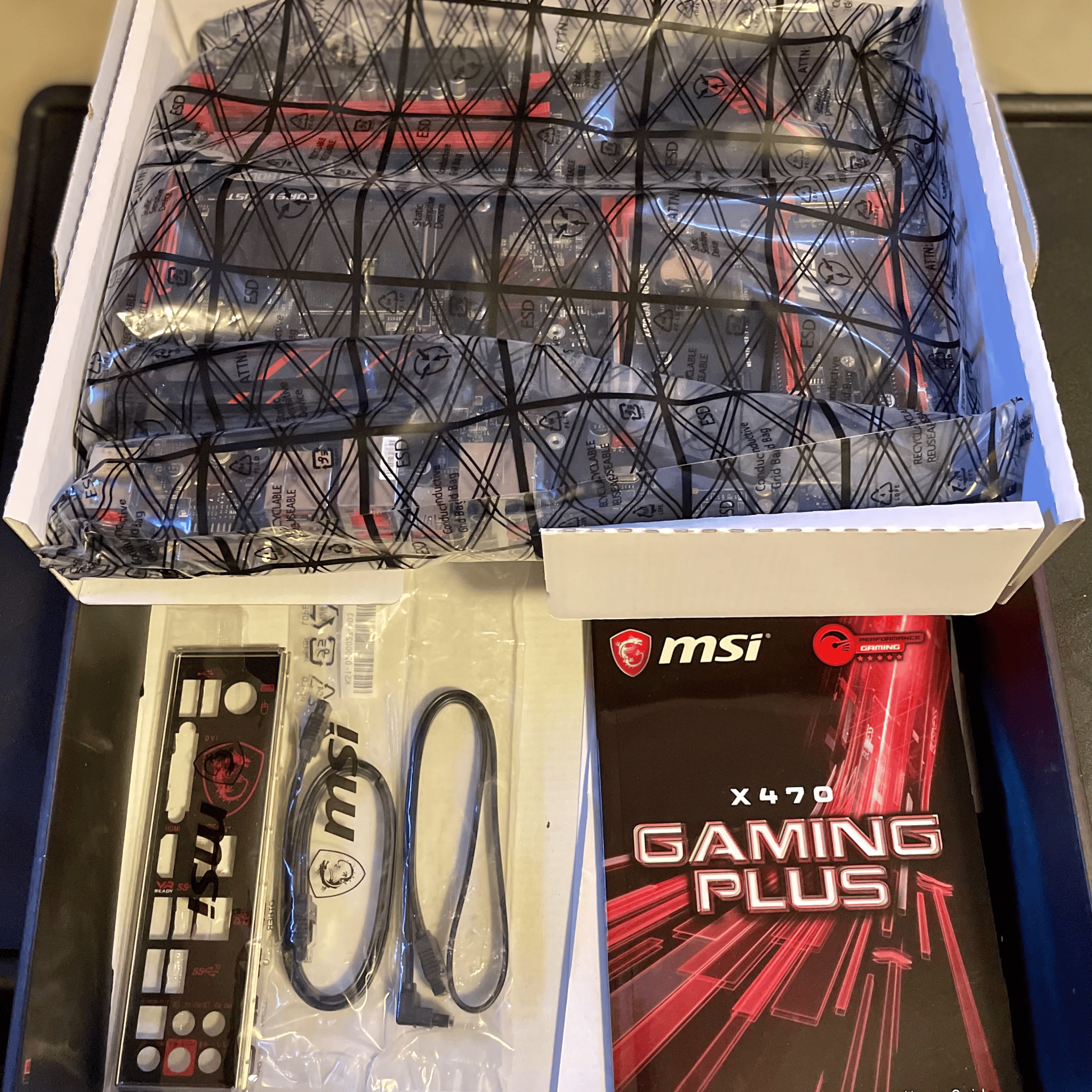 MSI X470 Gaming Plus AMD AM4 ATX DDR4-SDRAM Motherboard