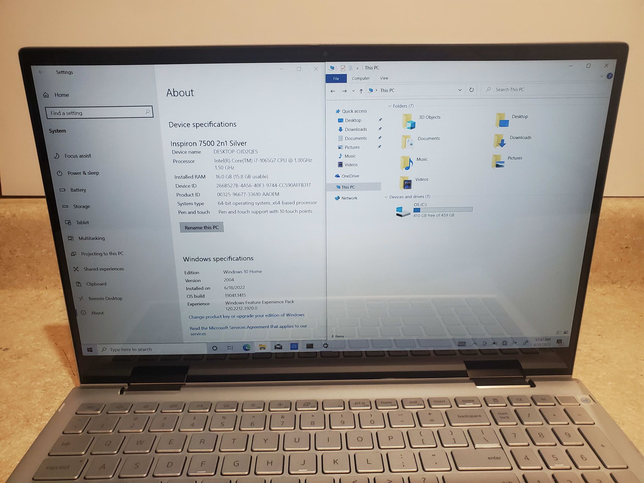Dell Inspiron 2n1 15.6" Touchscreen Laptop