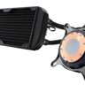 NEW Fractal Design Celsius S36 Blackout 360mm High Performance, Slim All-in-One CPU Liquid Cooler 