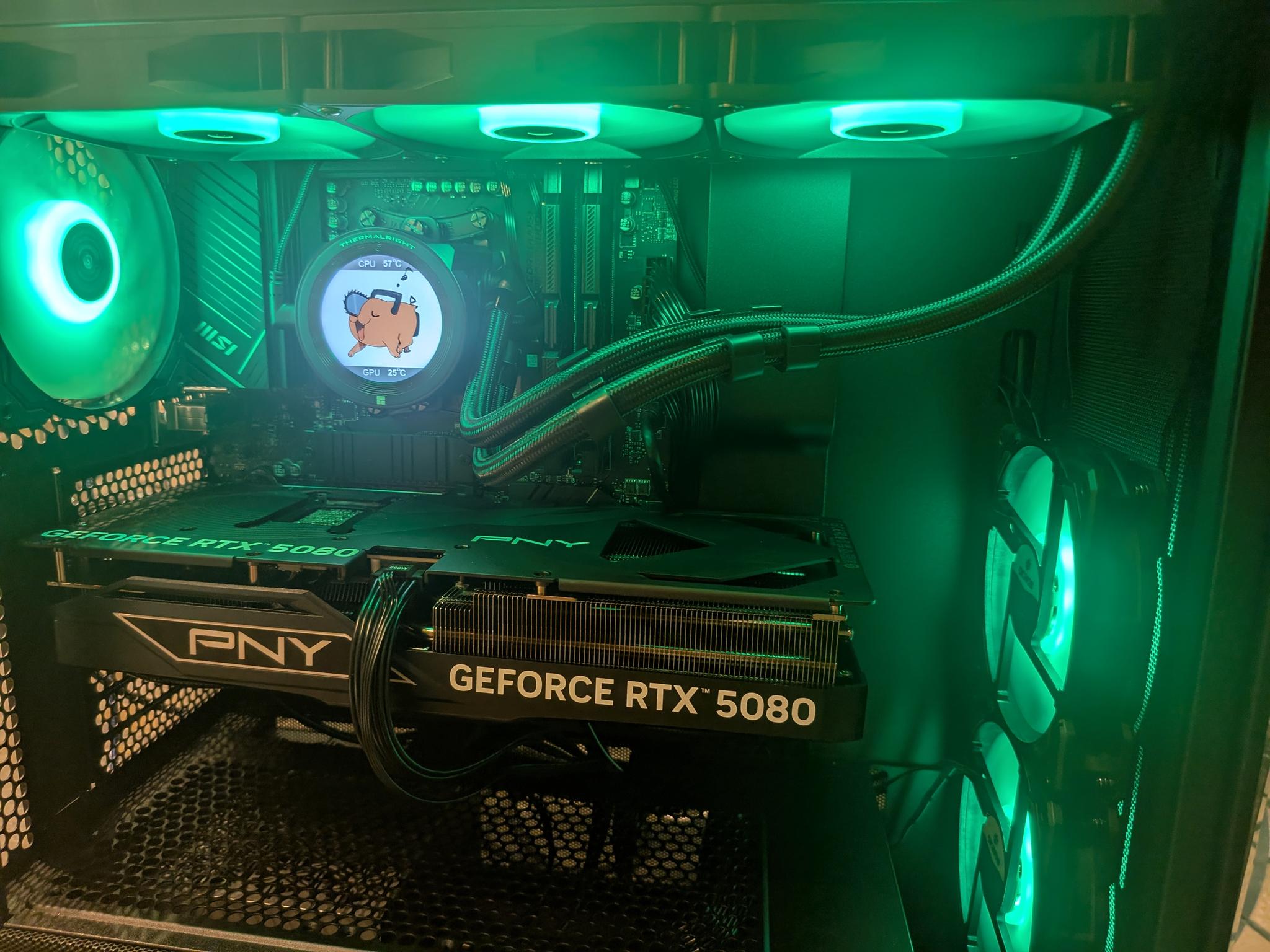 4K Powerhouse - RTX 5080, Ryzen 7 7800X3D, 32 GB DDR5, 2 TB, Liquid Cooled, RGB