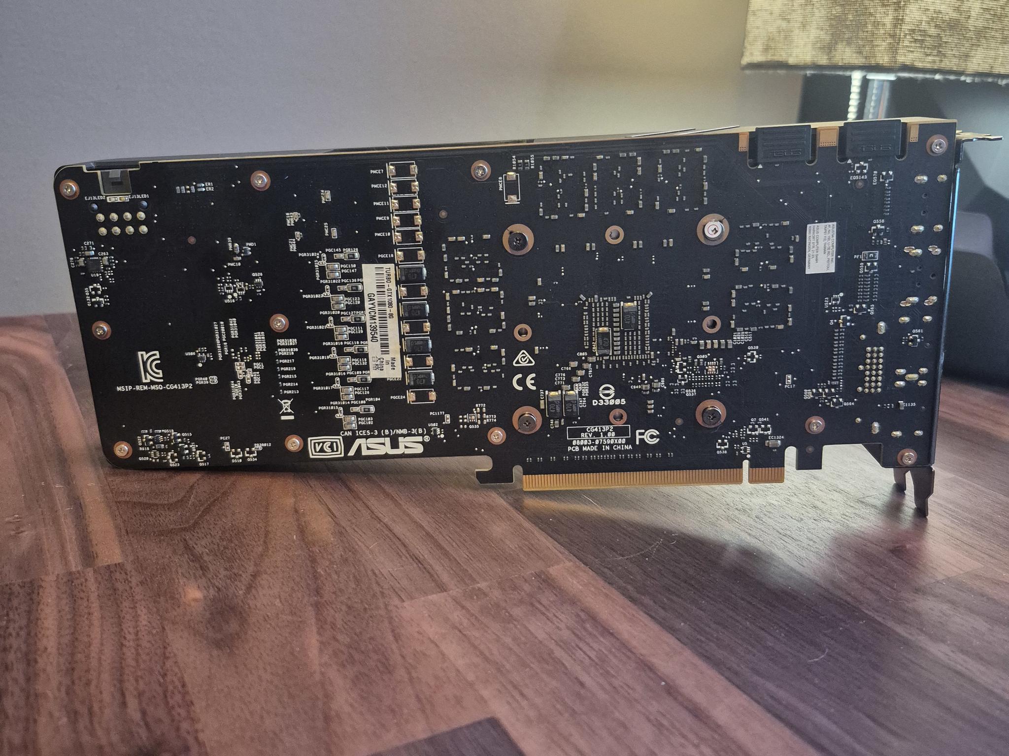 ASUS GTX 1080 8 GB