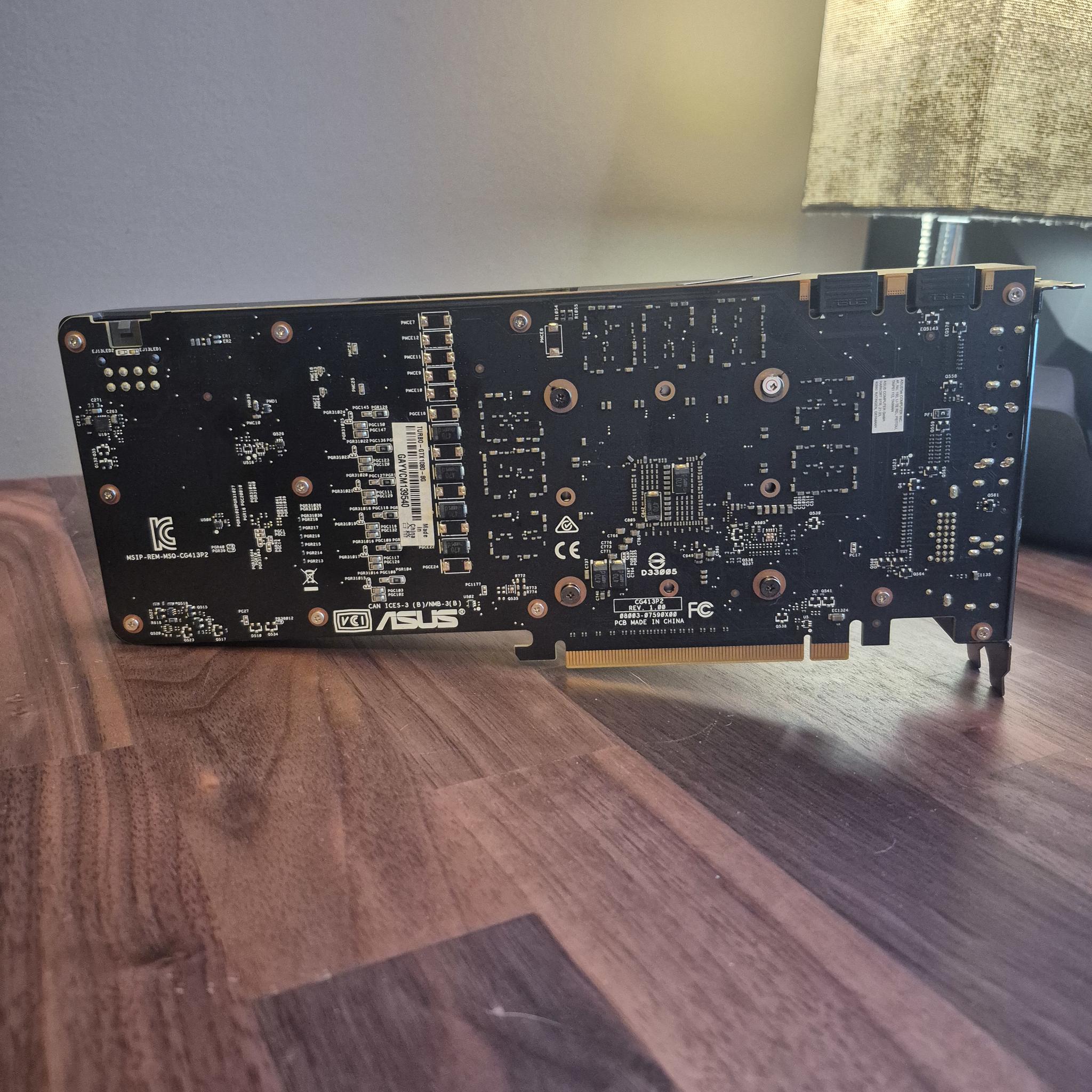 ASUS GTX 1080 8 GB