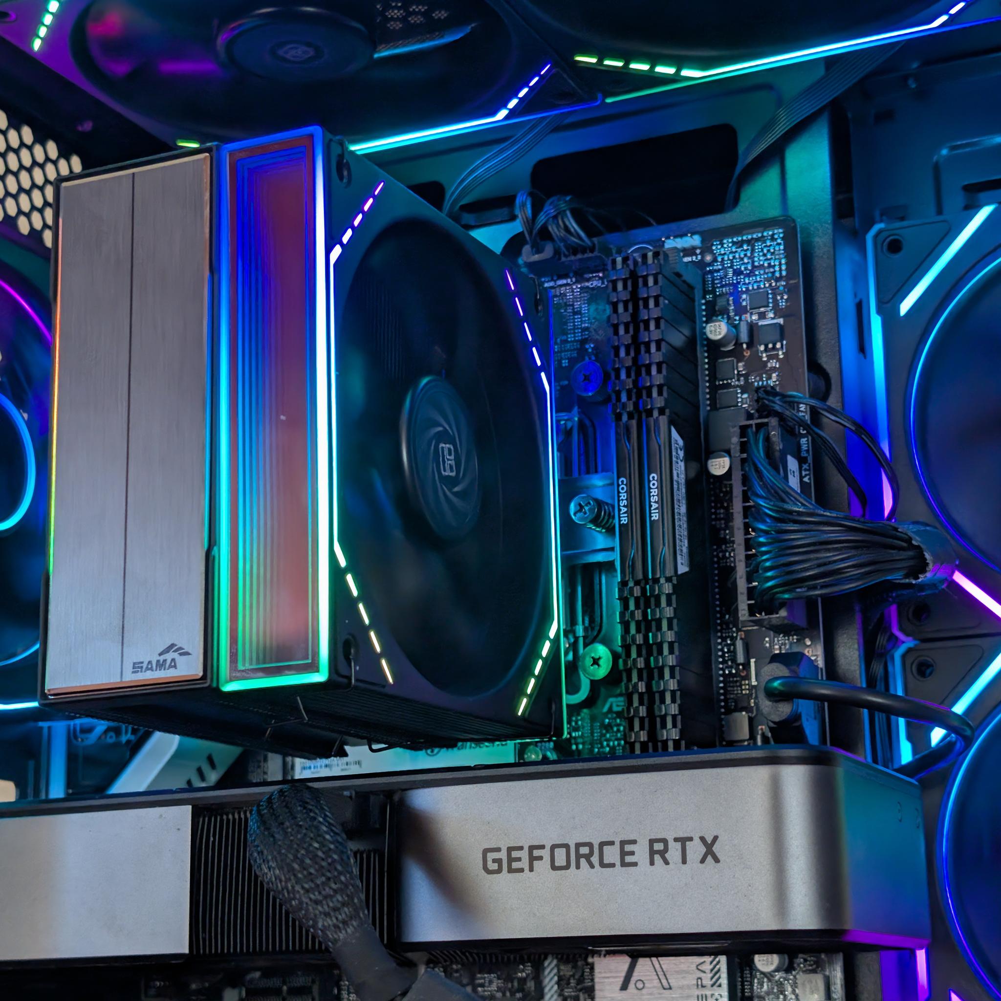 🖤 Intel i5-12400F + RTX 3070 FE | Compact 1080p/1440p Gaming PC