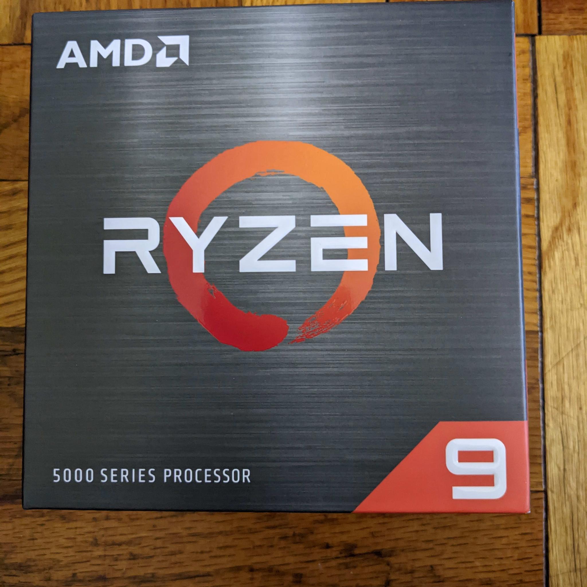 AMD Ryzen 9 5900X CPU 12 Cores 24 Threads 4.8GHz Boost Clock