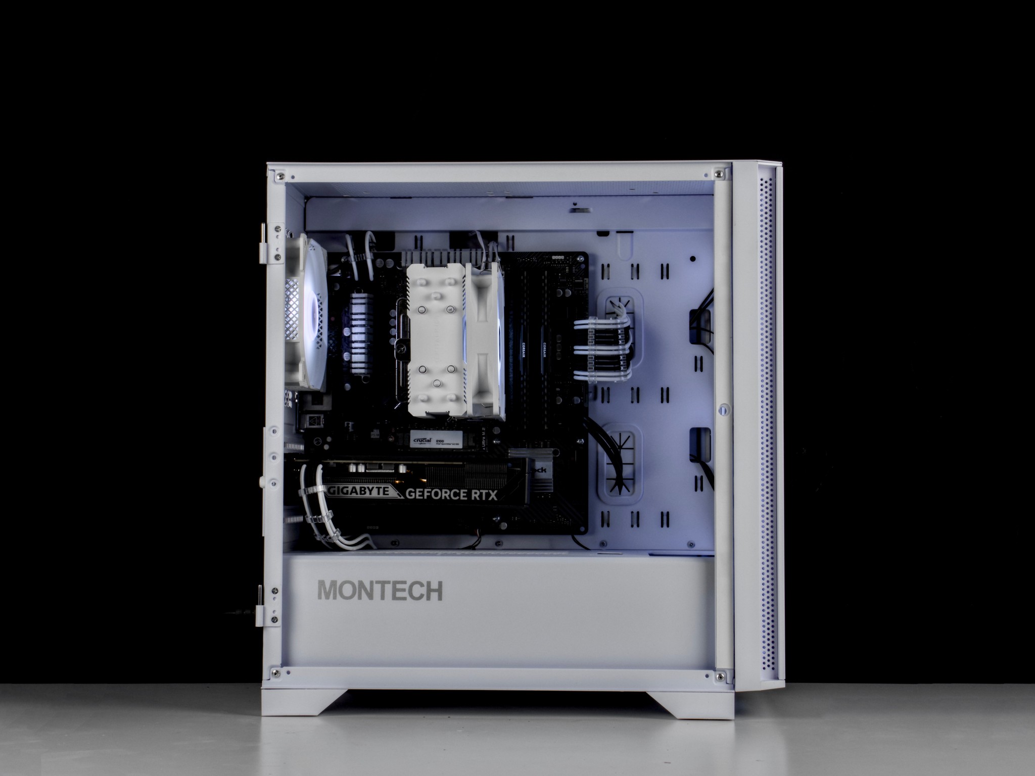 🧊❄️🧊 White Gaming PC – RTX 5060 , Ryzen 5 5500, 16GB RAM, 1TB SSD - WiFi, BlueTooth 🧊❄️🧊