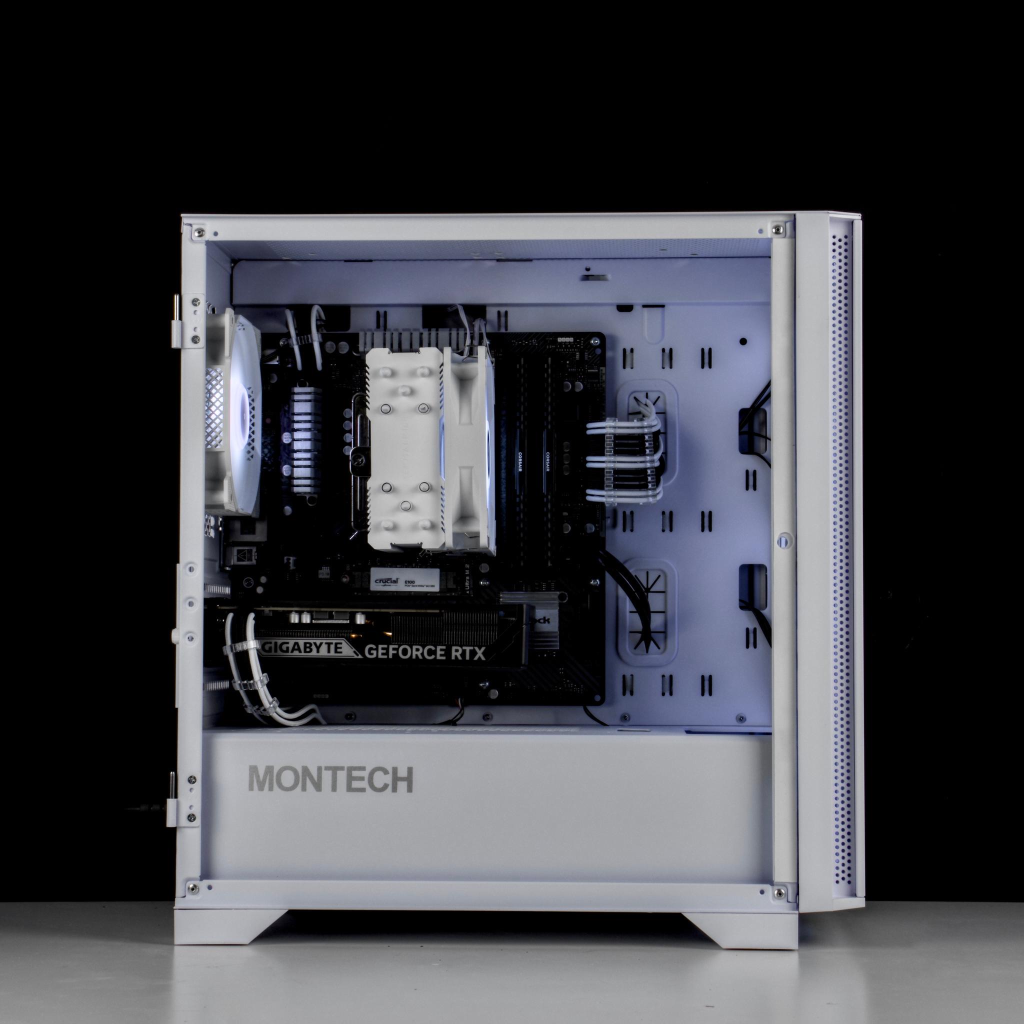 🧊❄️🧊 White Gaming PC – RTX 5060 , Ryzen 5 5500, 16GB RAM, 1TB SSD - WiFi, BlueTooth 🧊❄️🧊
