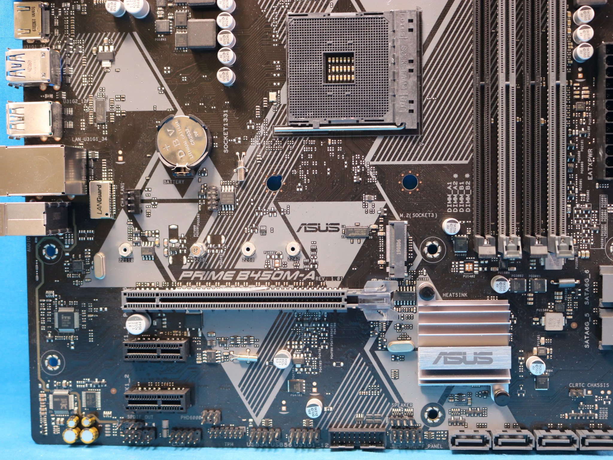 ASUS Prime B450M-A AMD Socket AM4 DDR4 MicroATX Desktop Motherboard & I/O Shield - 4187981488