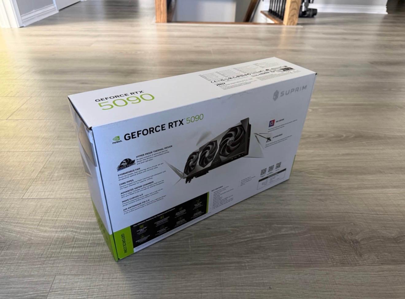 MSI RTX 5090 SUPRIM SOC