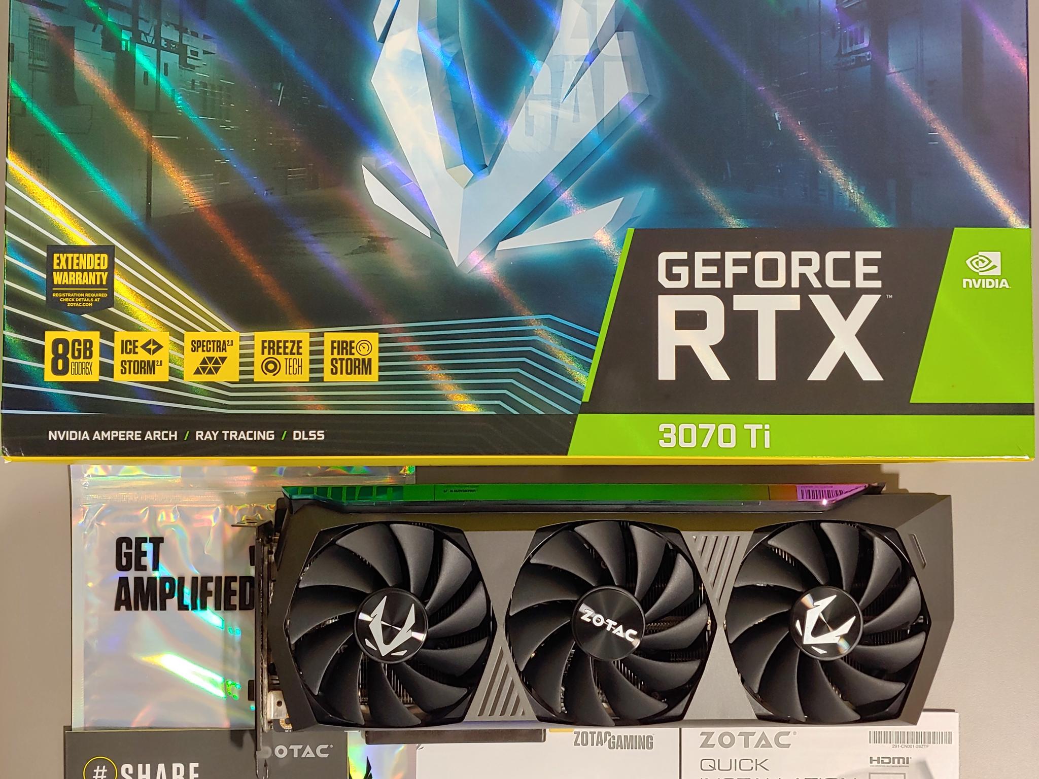 ZOTAC Gaming GeForce RTX 3070 Ti AMP Holo 8GB GDDR6X