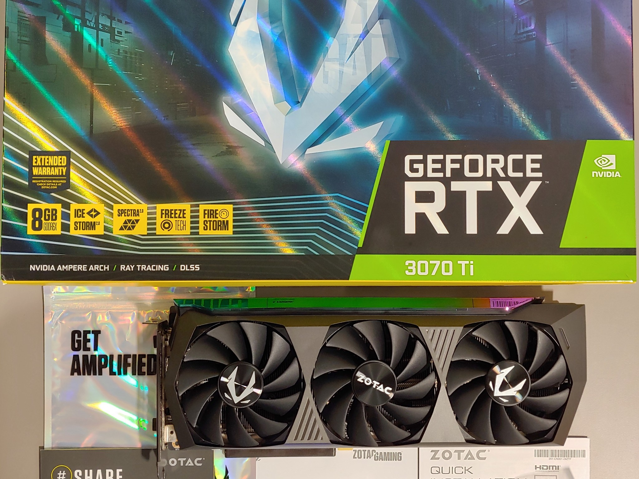 ZOTAC Gaming GeForce RTX 3070 Ti AMP Holo 8GB GDDR6X