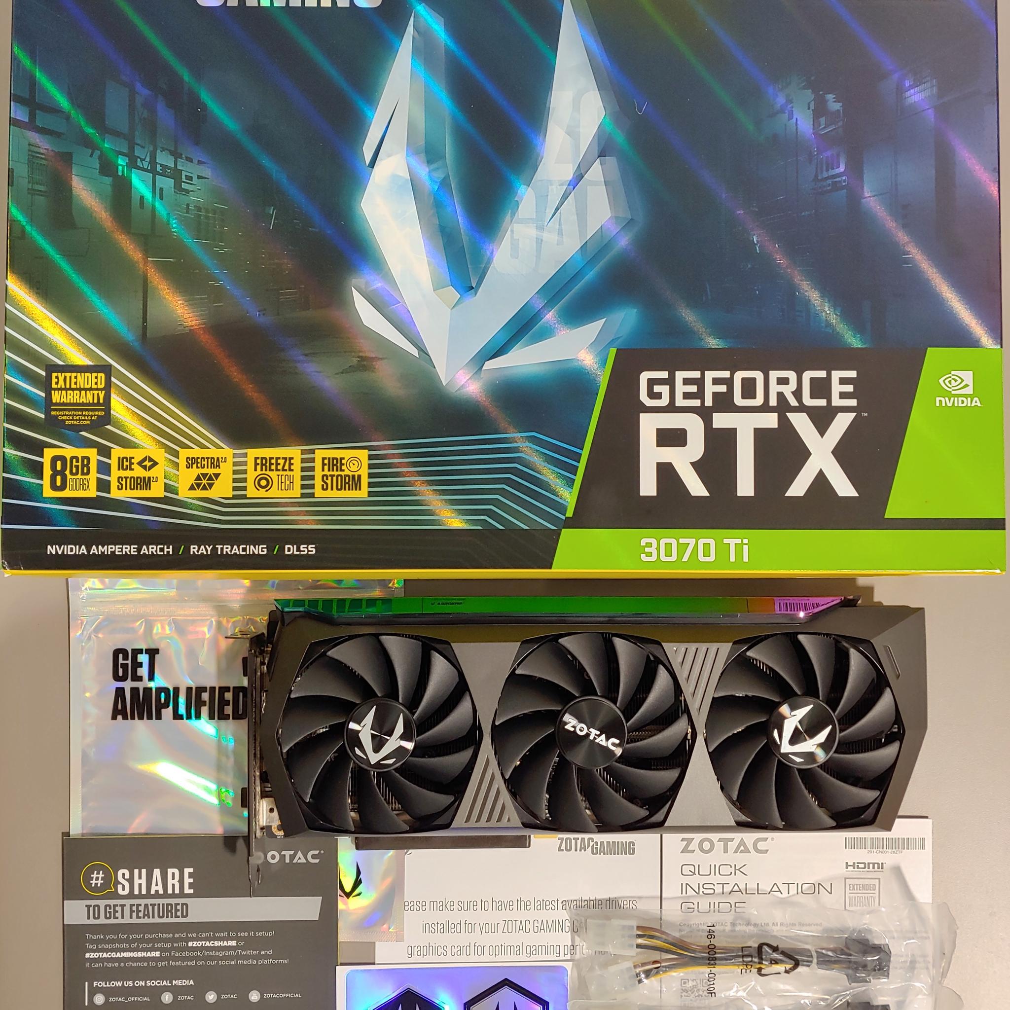 ZOTAC Gaming GeForce RTX 3070 Ti AMP Holo 8GB GDDR6X