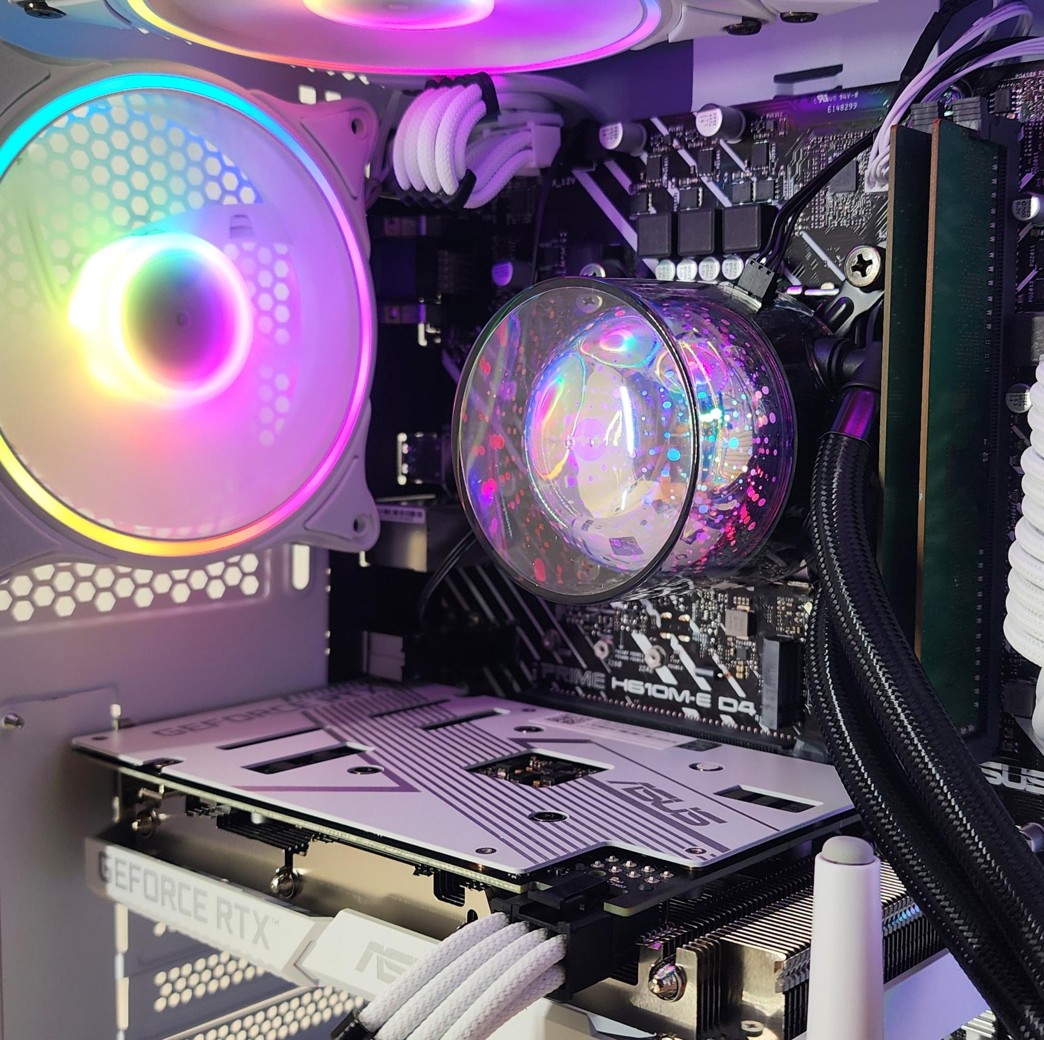 Gaming PC i3-14100F 16GB RAM 500GB SSD RTX 3060 8GB Windows 11 Computer