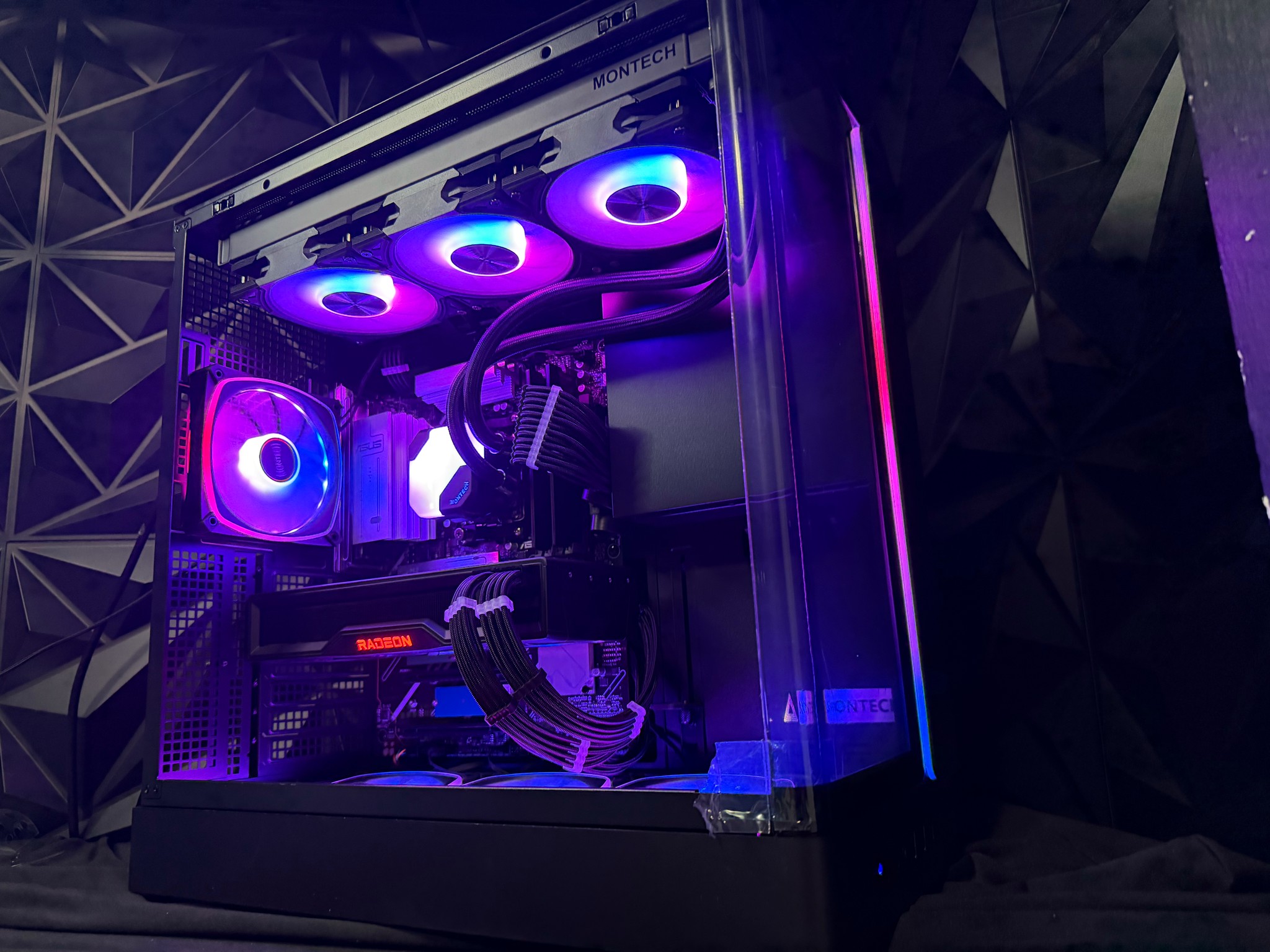 🌊🖤 BLACK OCEAN 🖤🌊Ryzen 7 7700X| RX 6950XT| 32 GB DDR5| 1.5 TB NVMe| 850W PSU