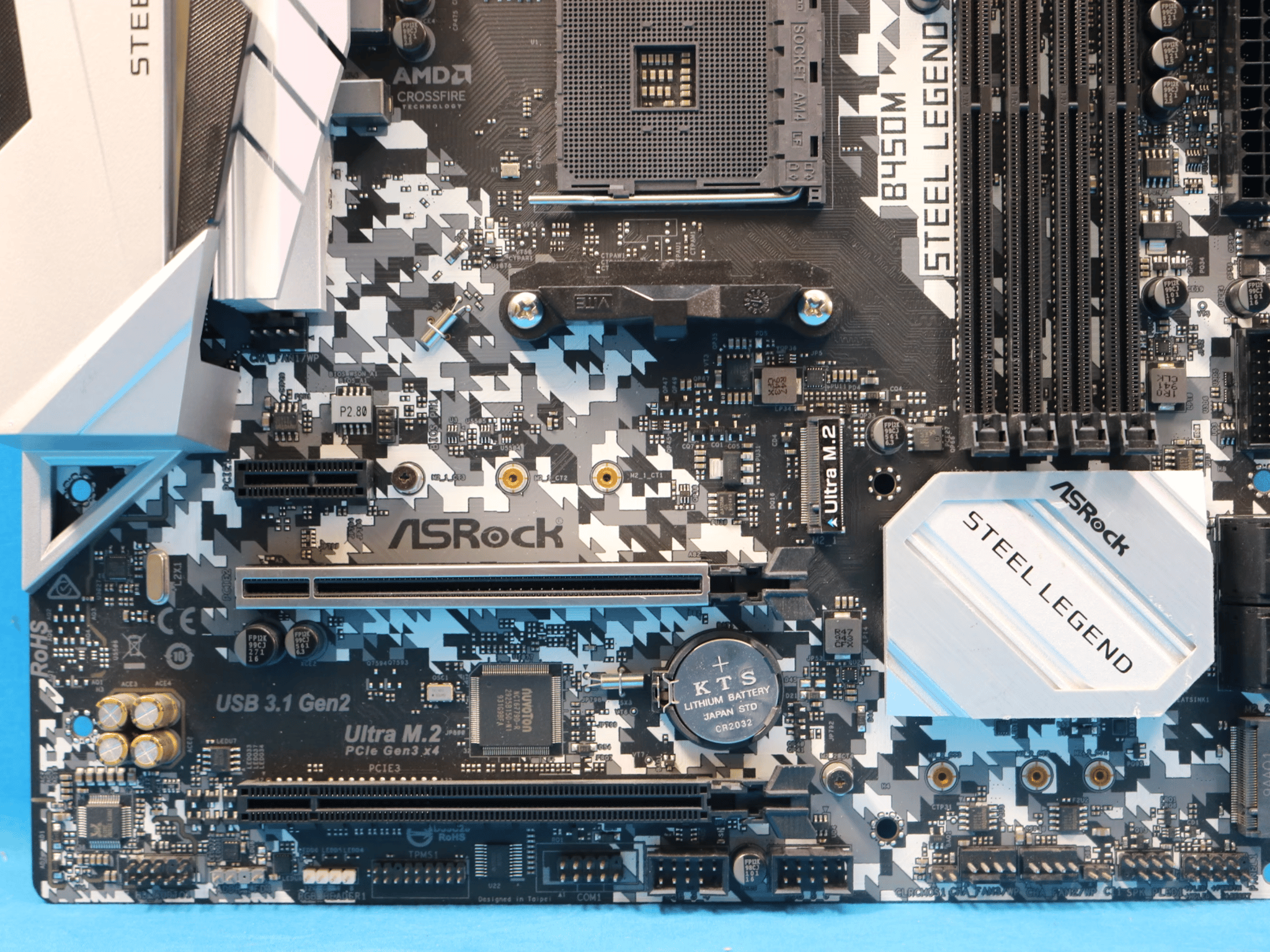 *Newst BIOS* ASRock B450M Steel Legend AMD Socket AM4 DDR4 MicroATX RGB Desktop Motherboard & I/O