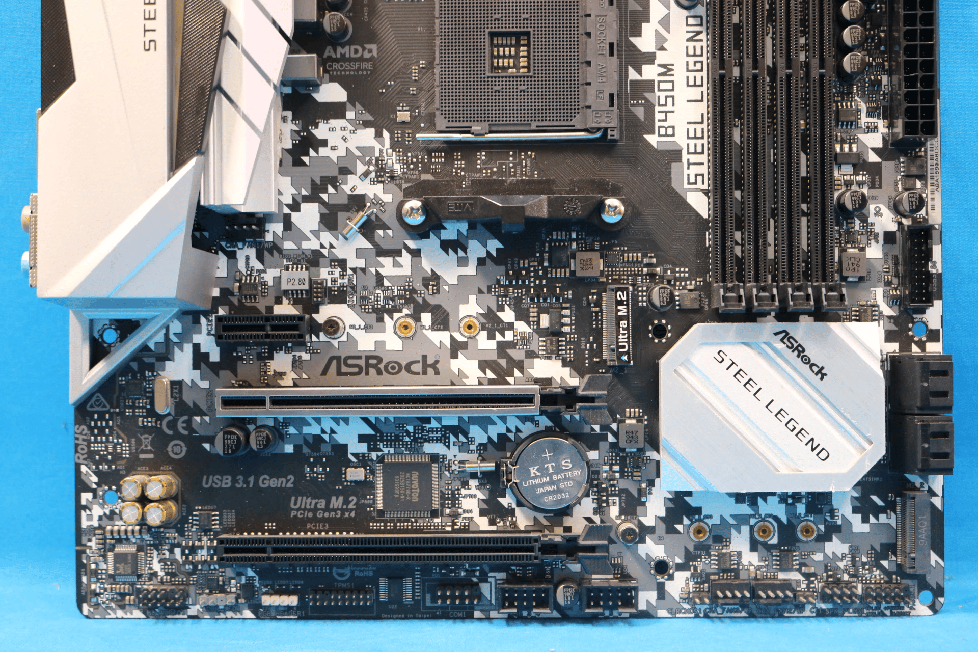 *Newst BIOS* ASRock B450M Steel Legend AMD Socket AM4 DDR4 MicroATX RGB Desktop Motherboard & I/O