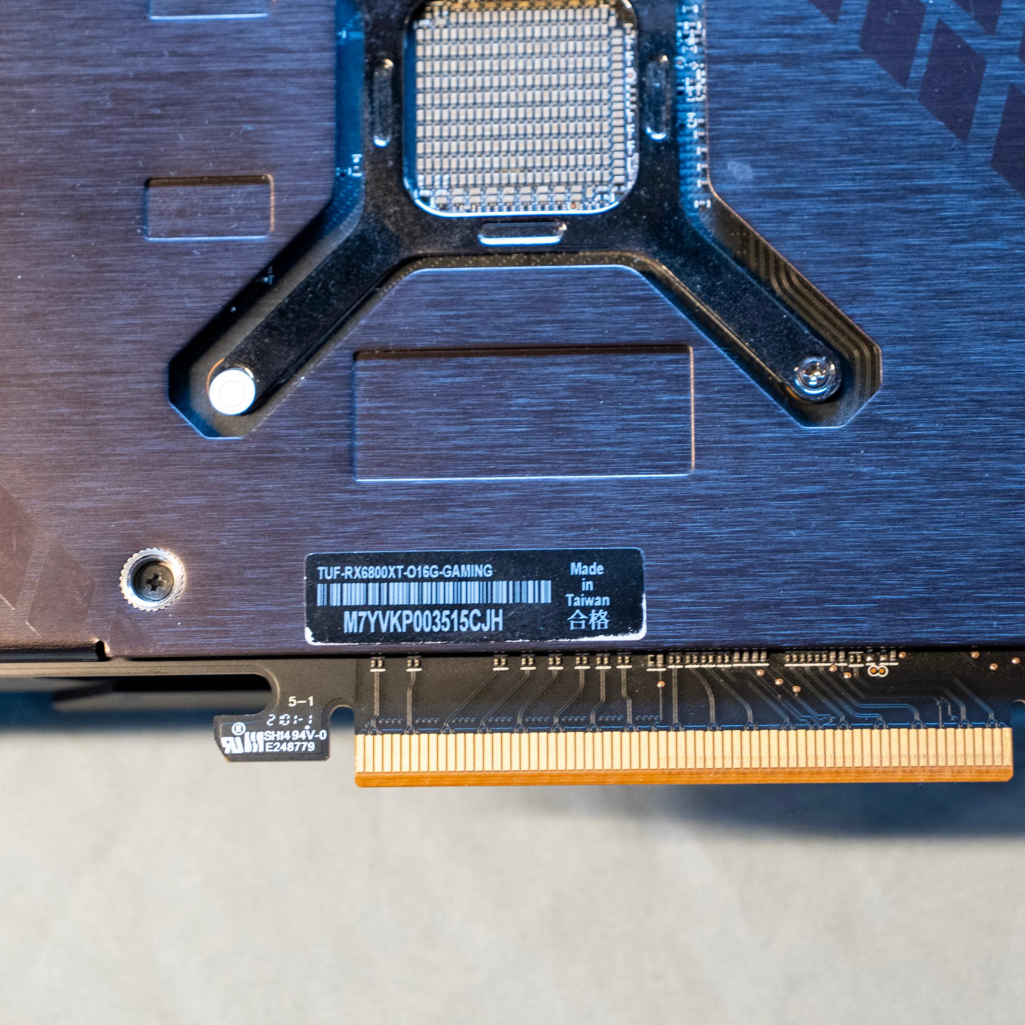 ASUS TUF Gaming Radeon RX 6800 XT OC Edition 16GB