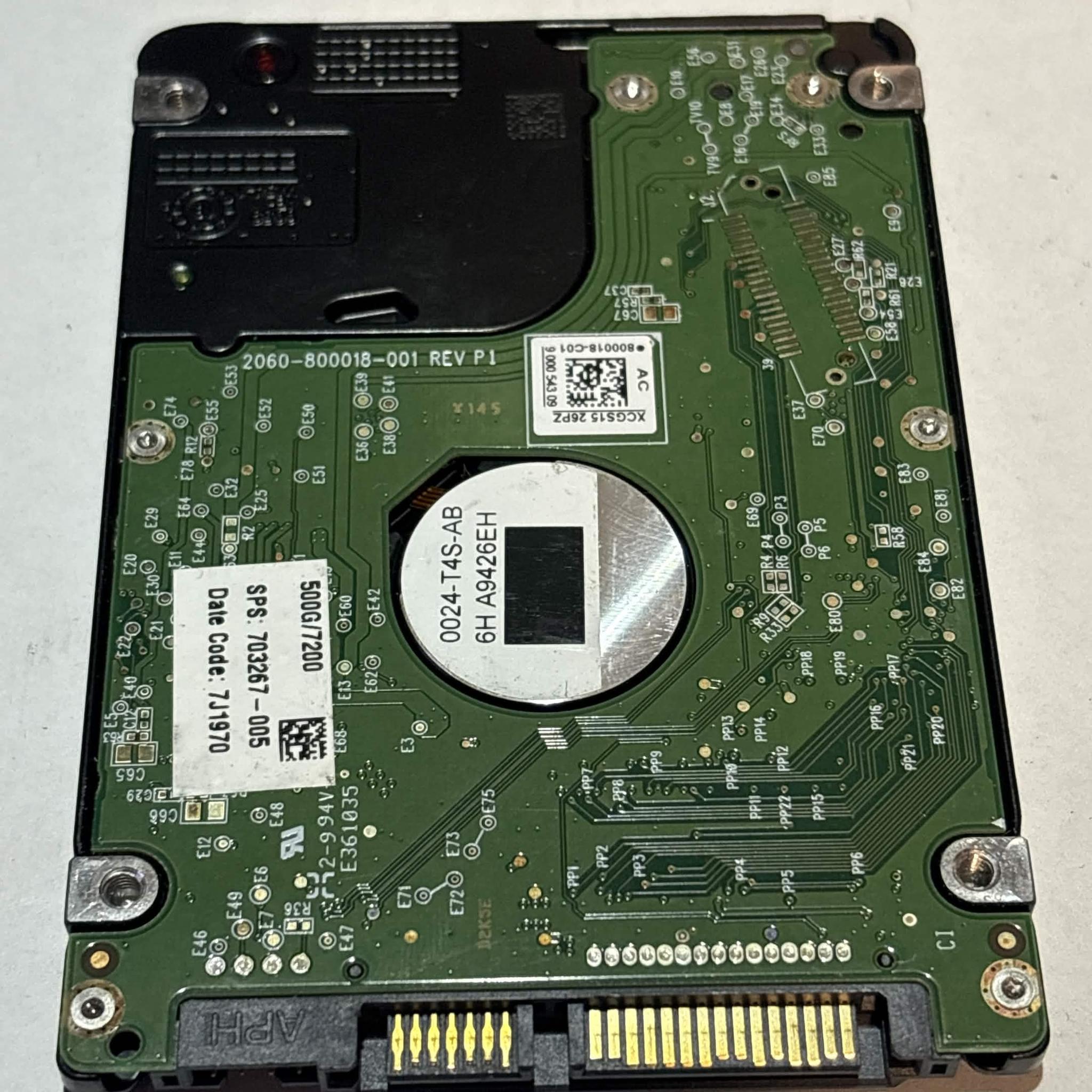 WD Black 500GB SATA Laptop Hard Drive | Tested & Functional