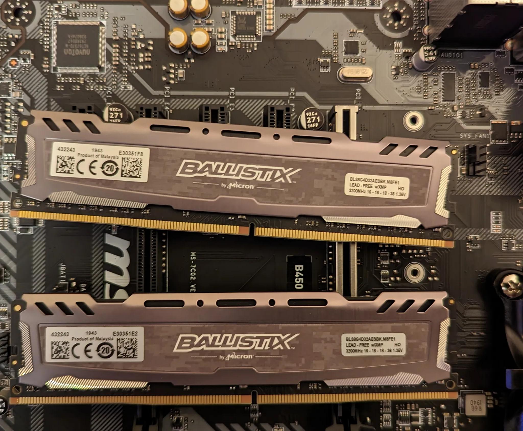 Ryzen 5 1600AF/MSI B450 Tomahawk Max And Memory Motherboard Combo!