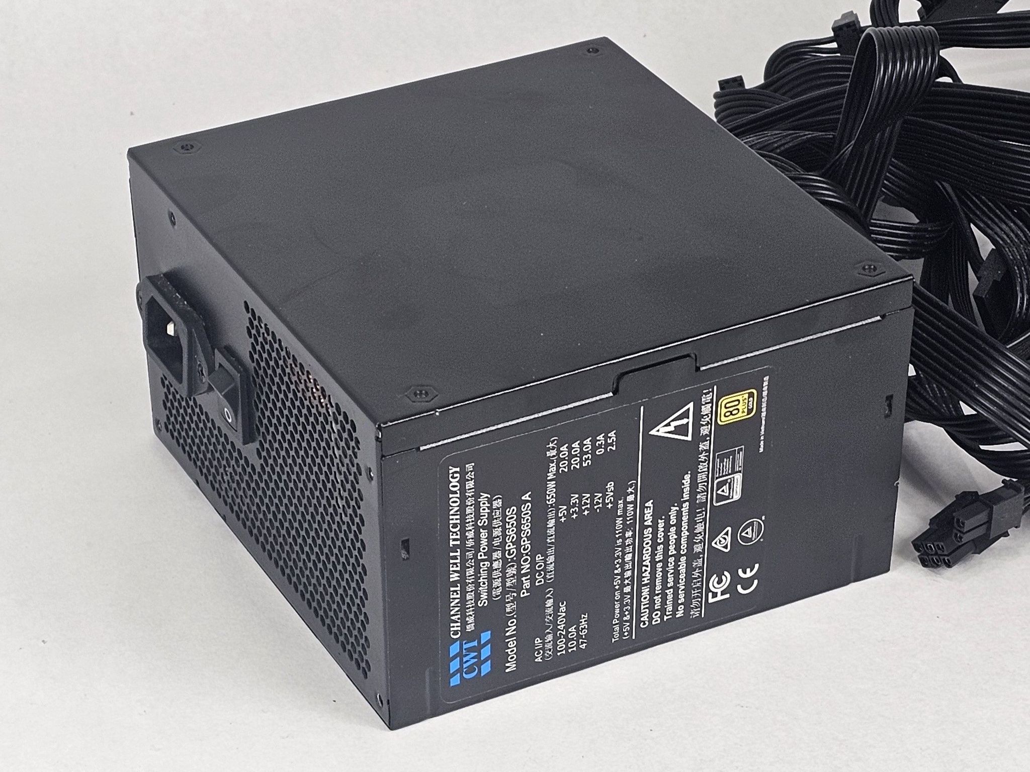 650 Watt PSU CWT GPS650S Power Supply