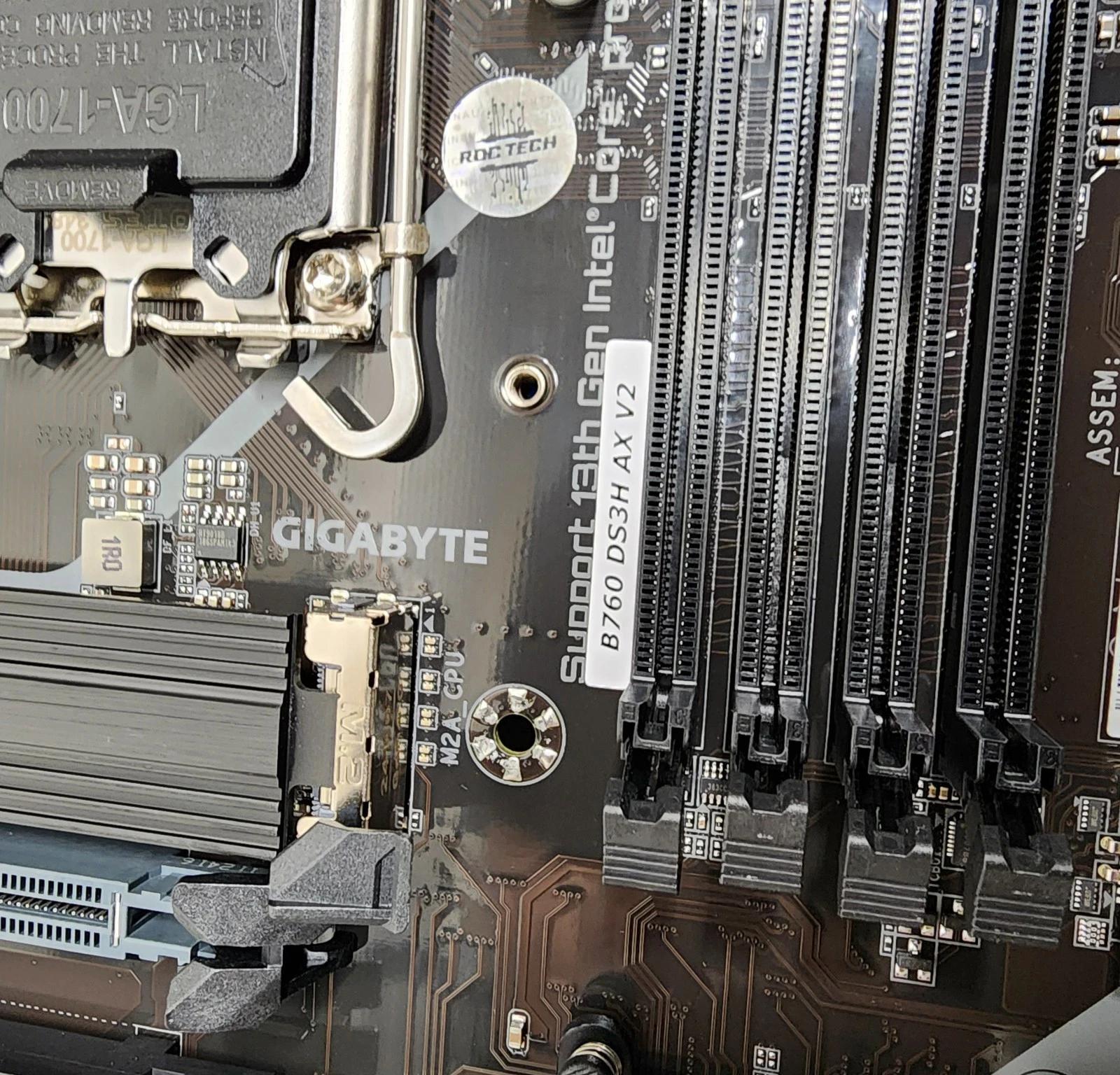 UPDATED BIOS GIGABYTE B760 DS3H AX V2 WIFI DDR5 LGA 1700 ATX MOTHERBOARD