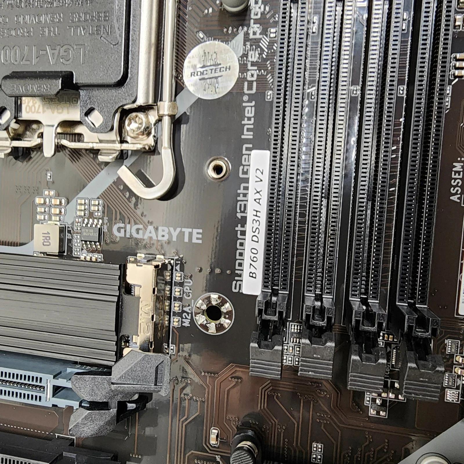 UPDATED BIOS GIGABYTE B760 DS3H AX V2 WIFI DDR5 LGA 1700 ATX MOTHERBOARD