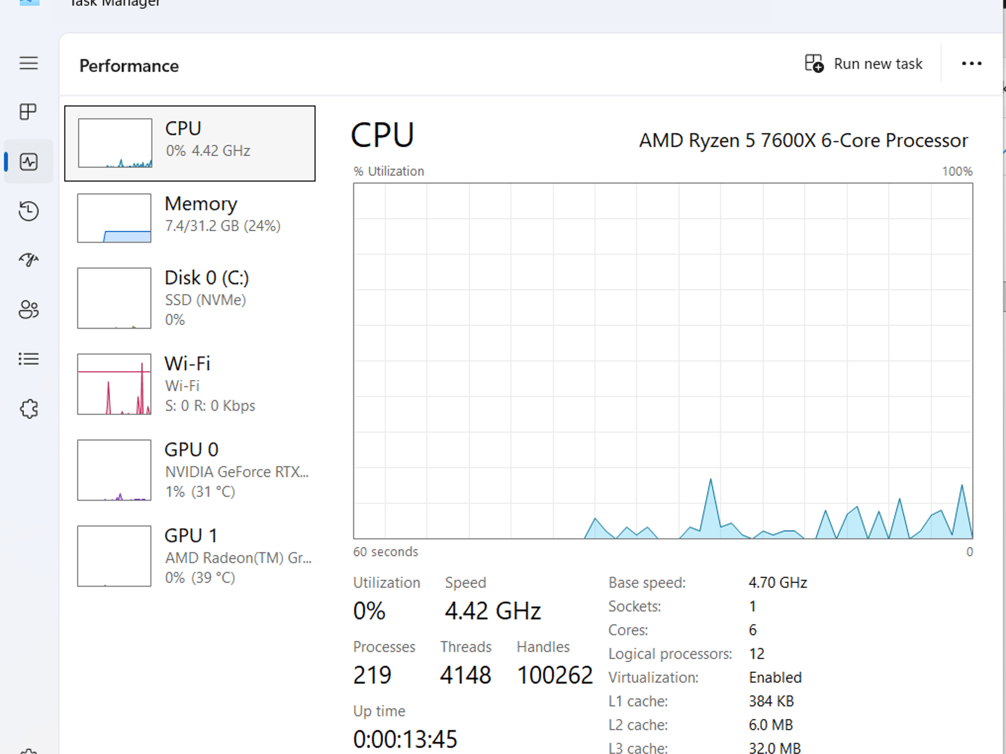 Ryzen 5 7600X | RTX 5060 | 32 GB DDR5 6000MT/S | 1 TB NVME