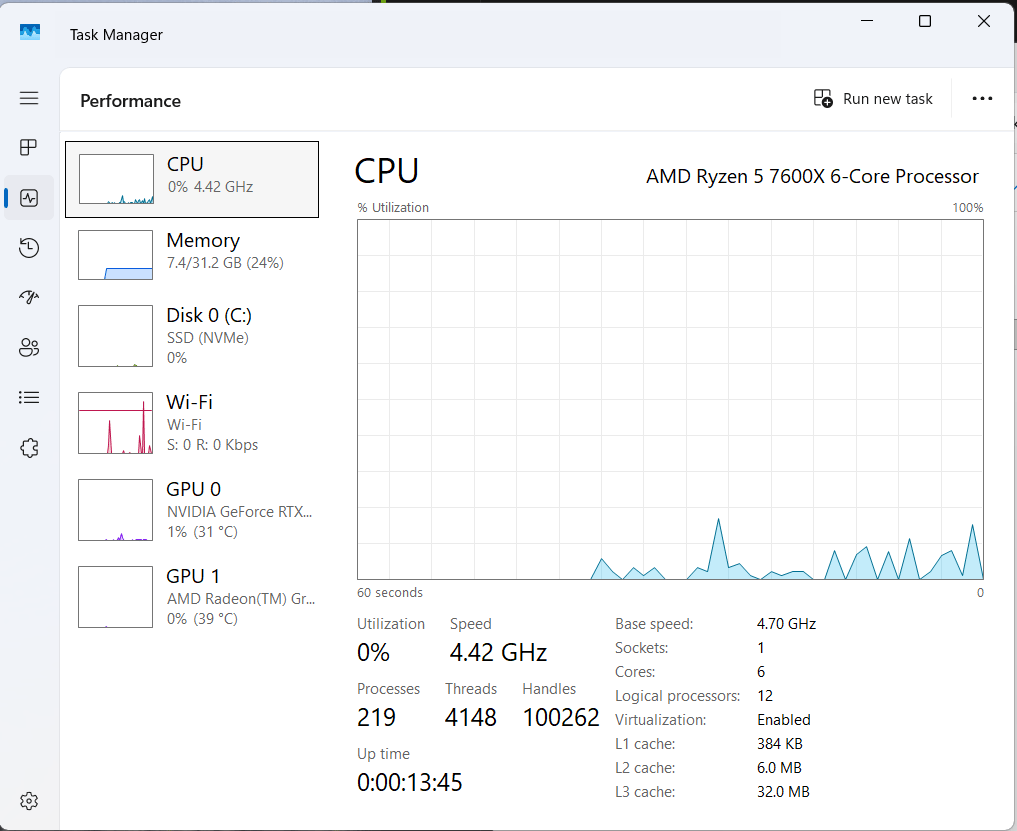 Ryzen 5 7600X | RTX 5060 | 32 GB DDR5 6000MT/S | 1 TB NVME