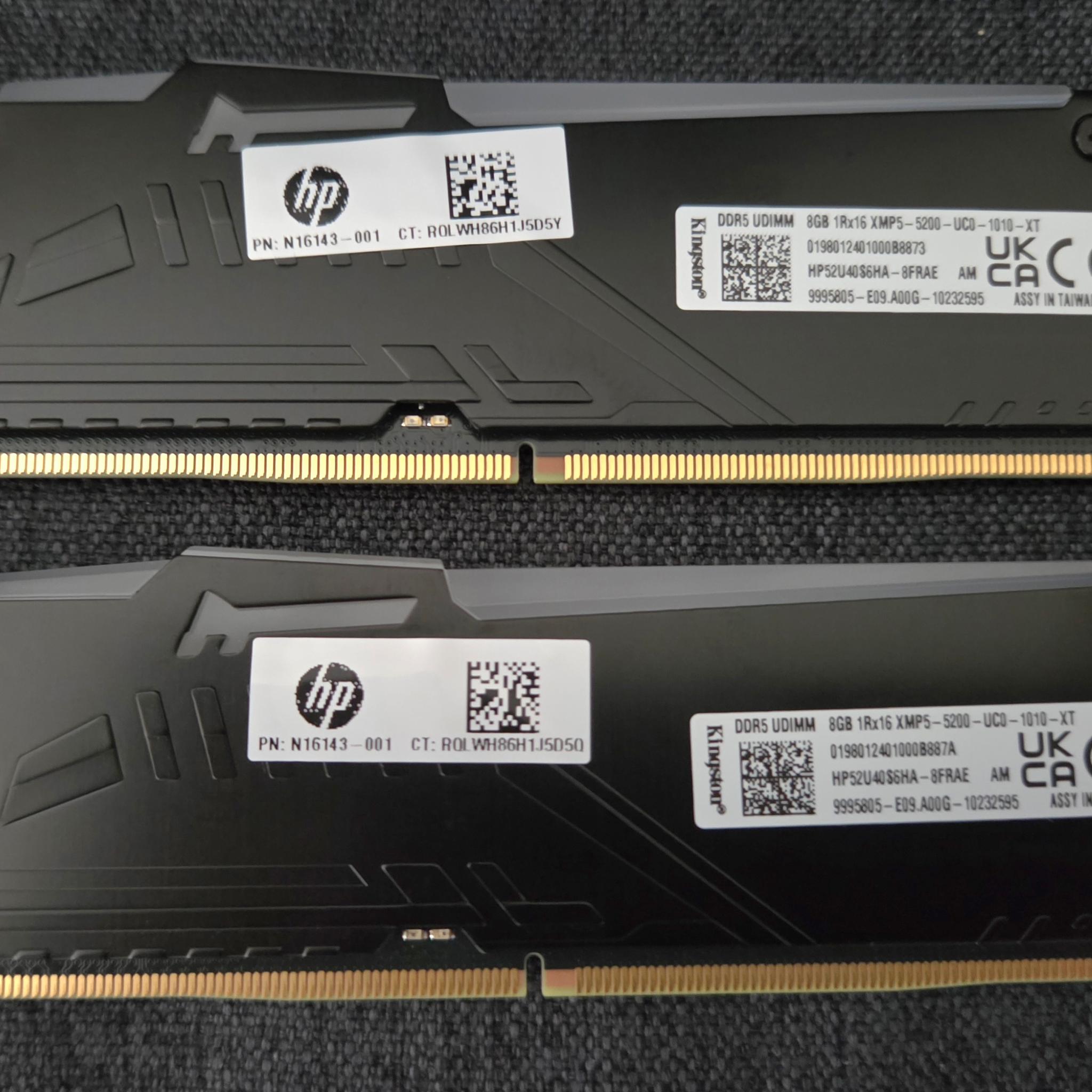 Kingston Fury Beast DDR5-5200 16GB (2x8GB) 5200MHz RGB