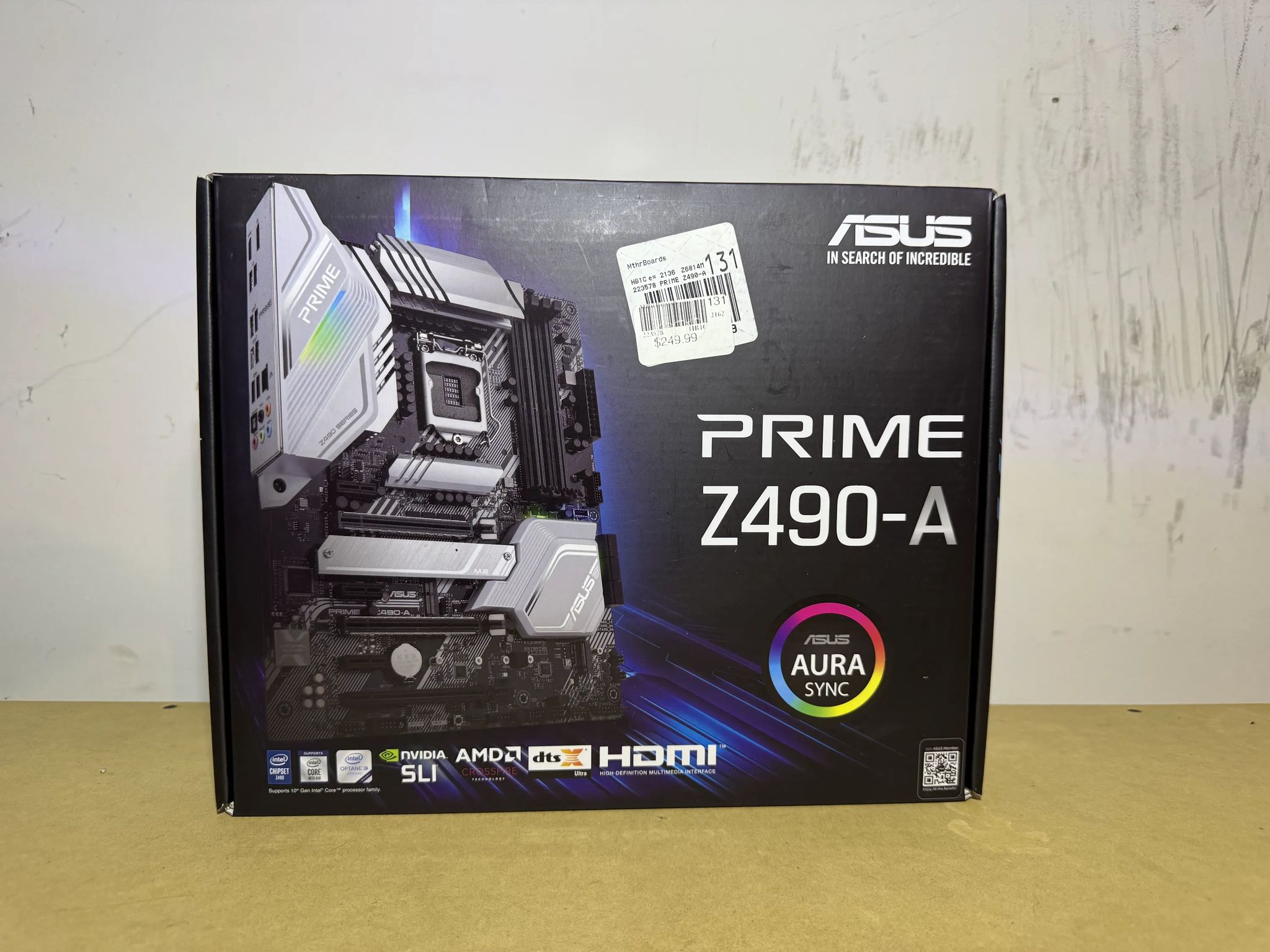 ASUS PRIME Z490-A LGA 1200 (Intel 10th Gen) Intel Z490 Motherboard