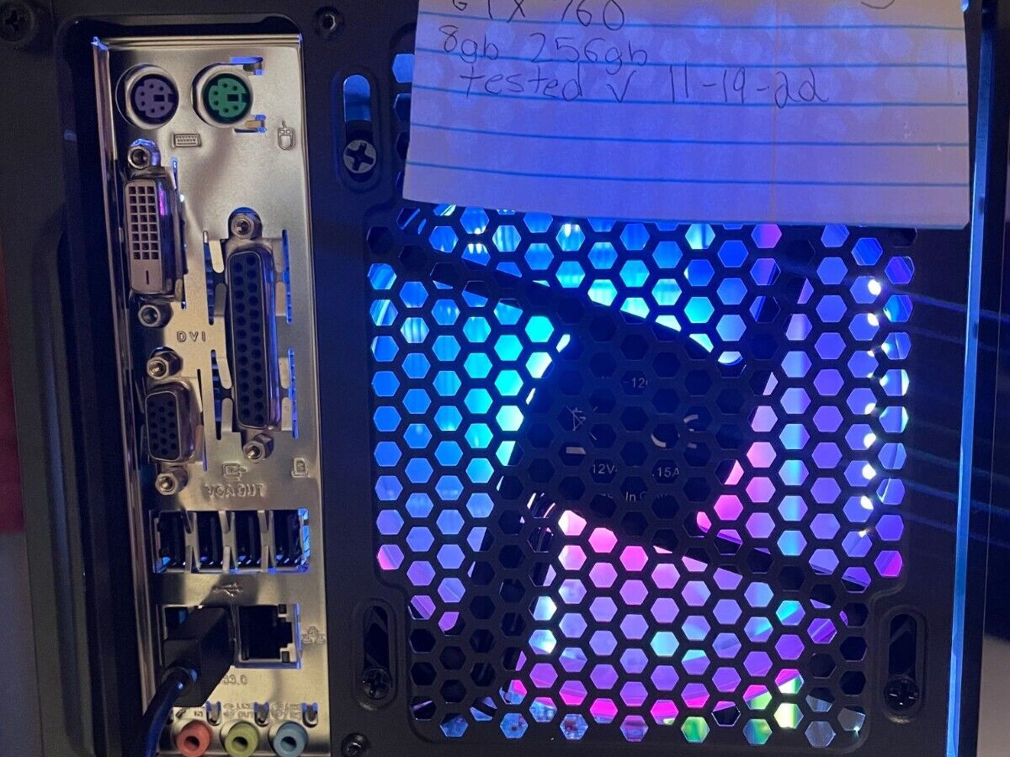 Custom Gaming Desktop PC Intel i5 Quad 8 GB SSD Nvidia GTX 760 HDMI WIN 10 PRO