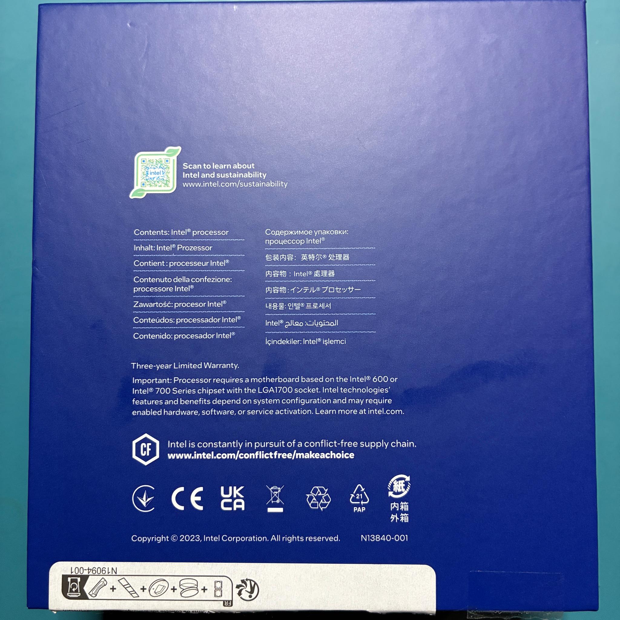 Intel Core i9-14900K 14th Gen Desktop Processor (CPU)