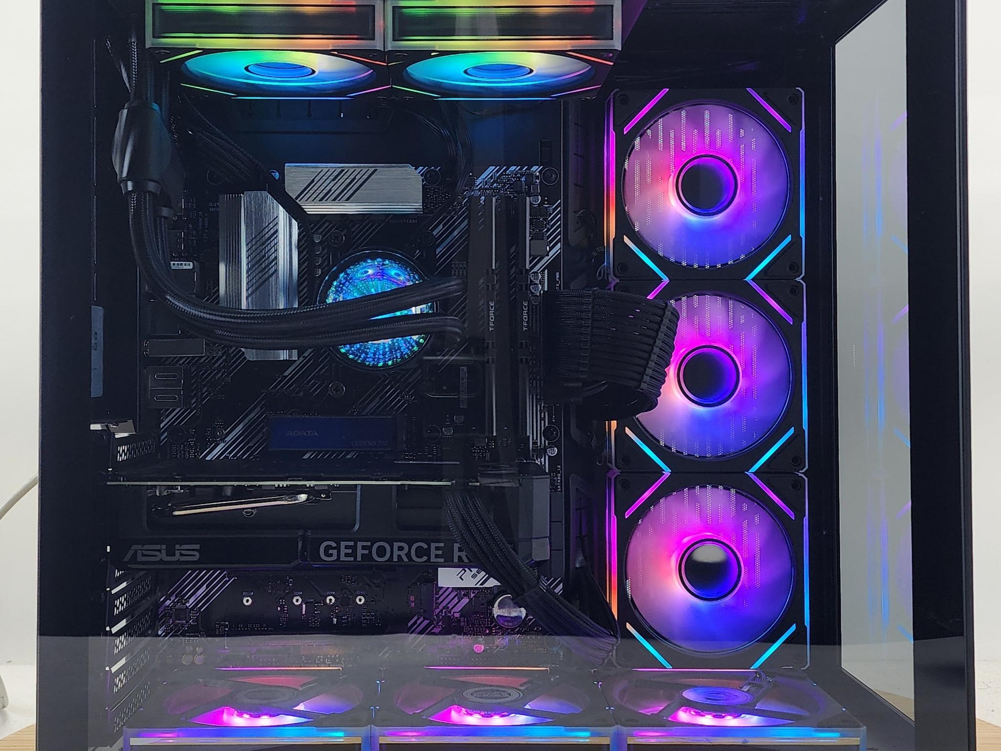 Gaming PC Ryzen 7 5700X 16GB RAM 1TB SSD RTX 4070 12GB Windows 11 Computer
