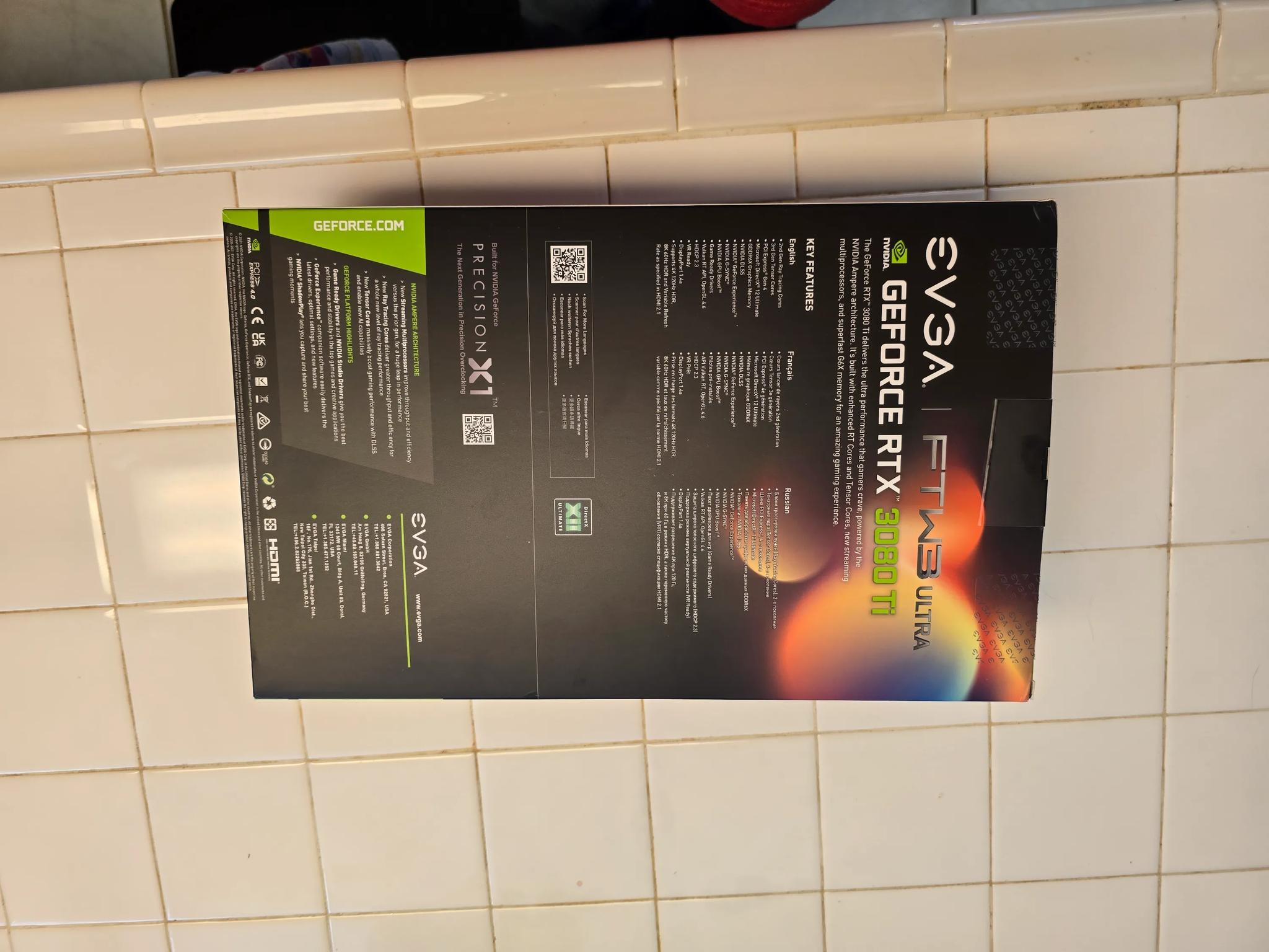 EVGA 3080 ti FTW3 Gaming Ultra