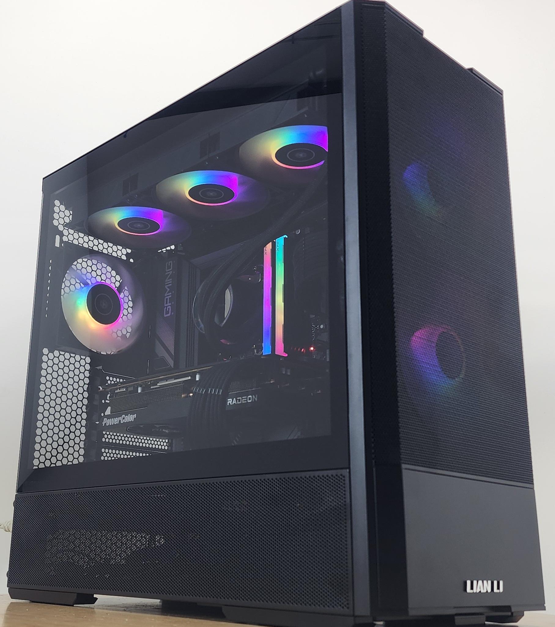 Gaming PC Ryzen 7 7800X3D 32GB RAM 1TB SSD RX 7800 XT 16GB Windows 11 Computer