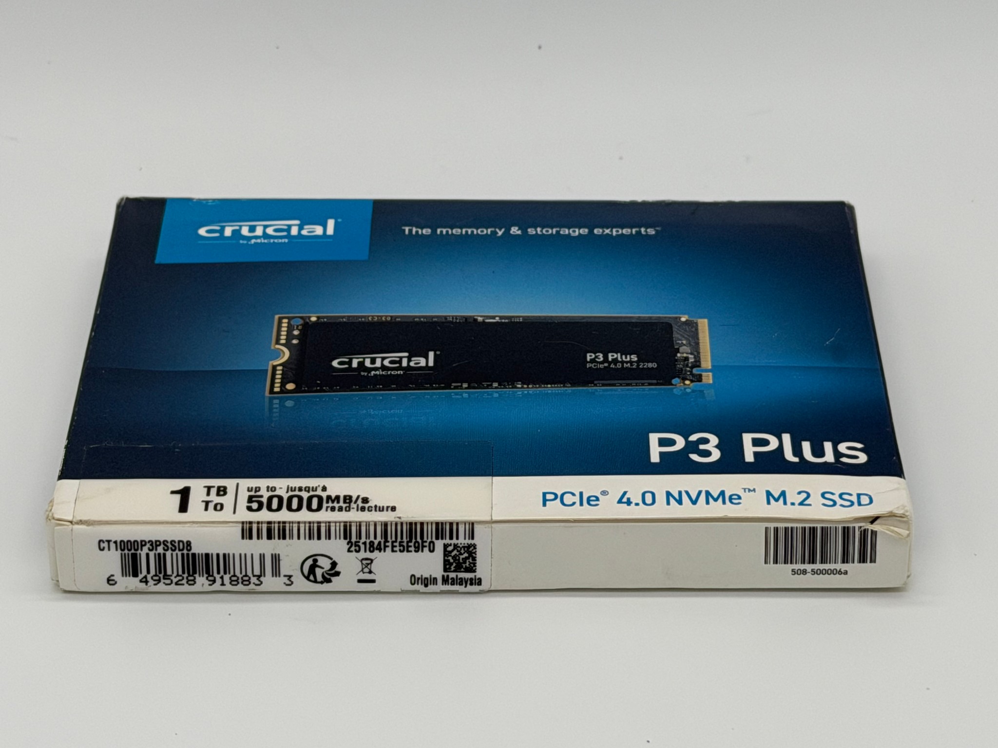 Crucial P3 Plus 1TB NVMe Internal SSD (CT1000P3PSSD8)