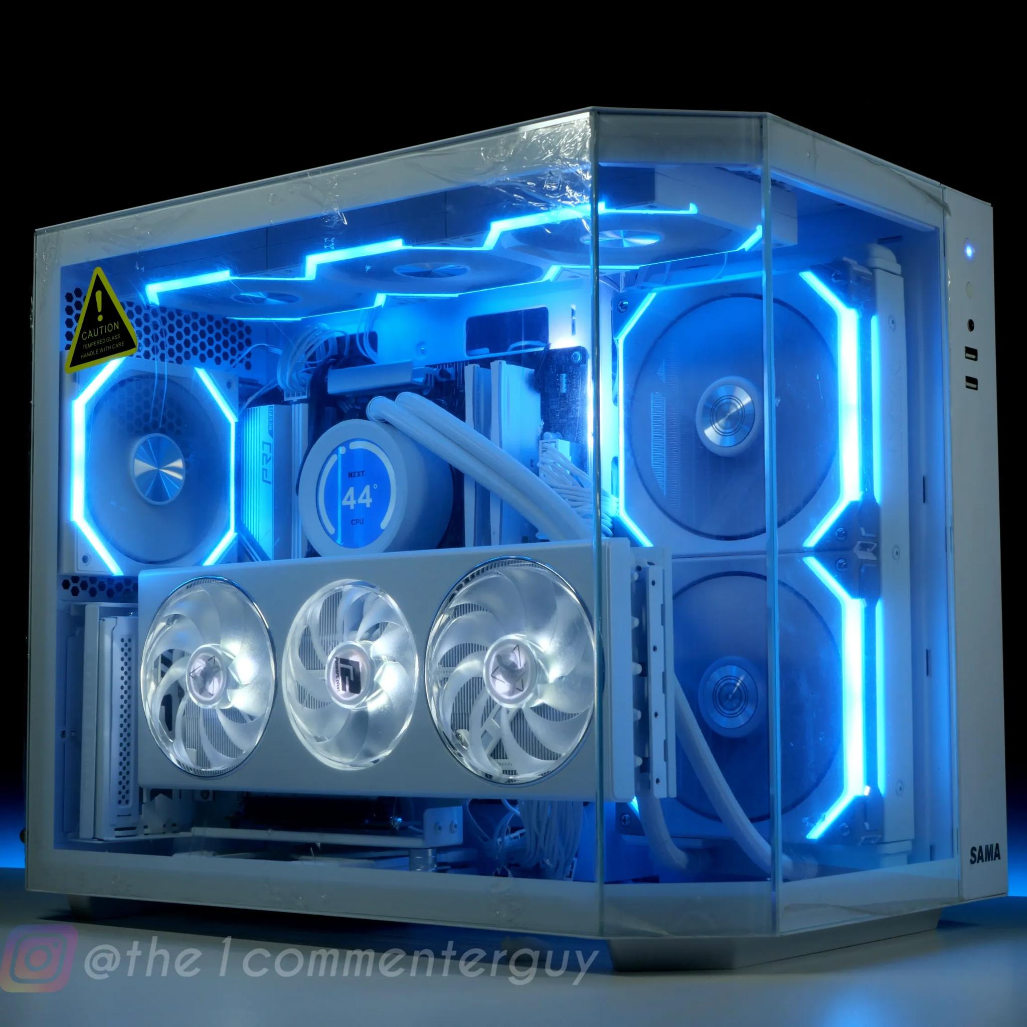 🧊 RX 7800XT, Ryzen 7500F, 32gb ram, 1TB nvme White gaming pc