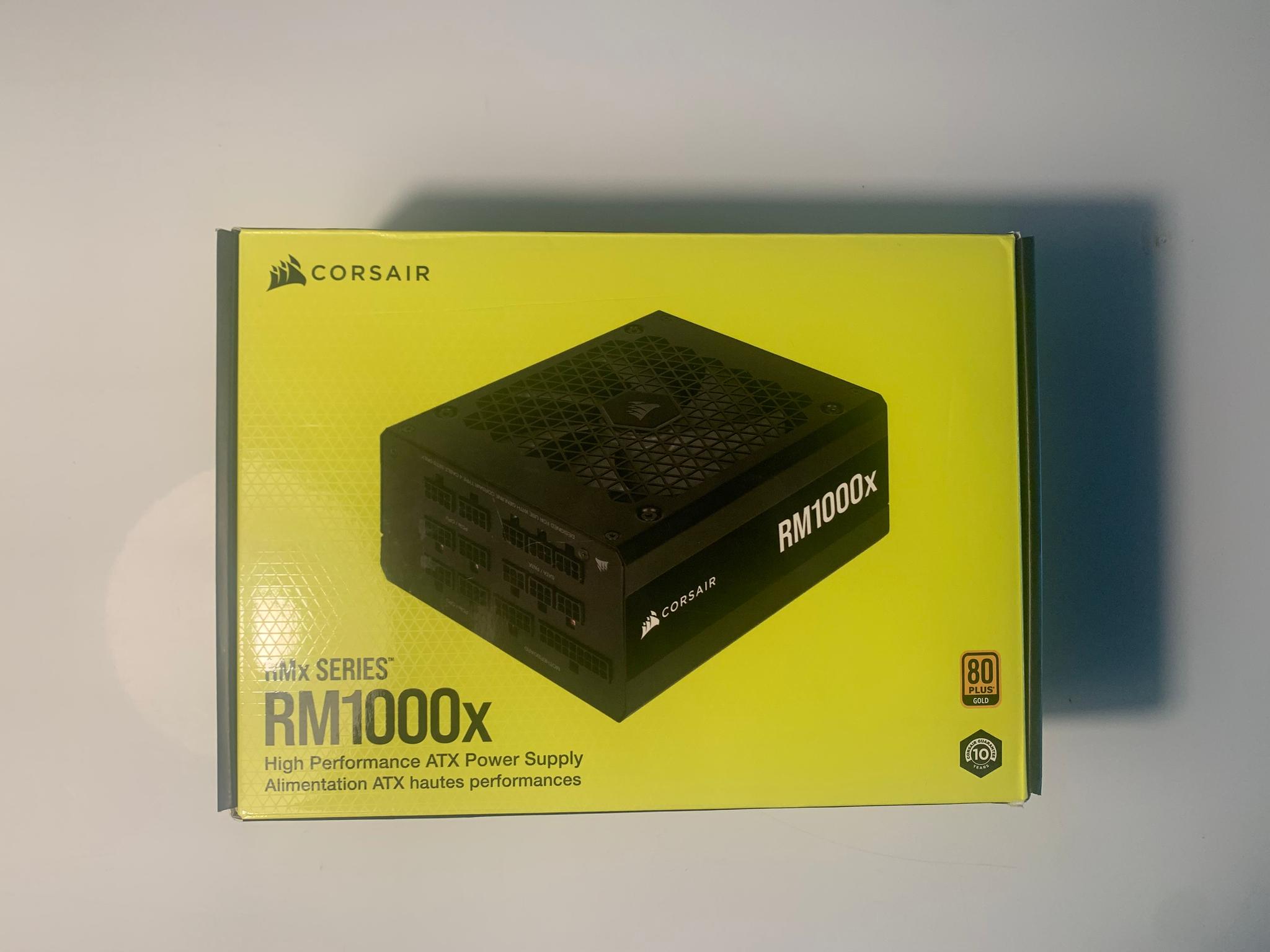 BRAND NEW RM1000x 1000W Power Supply - 80+ Gold Rating, Fully Modular, 10 Year Warranty!