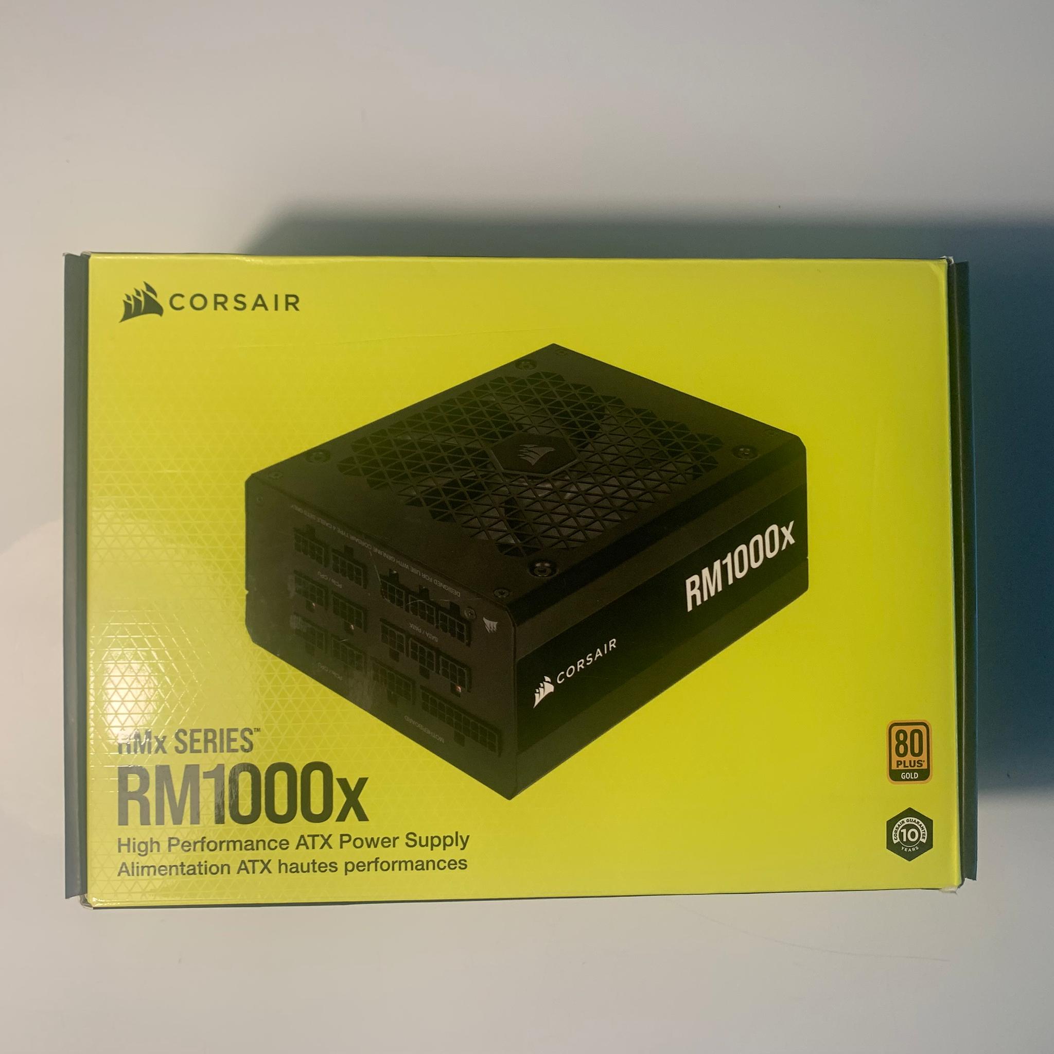 BRAND NEW RM1000x 1000W Power Supply - 80+ Gold Rating, Fully Modular, 10 Year Warranty!