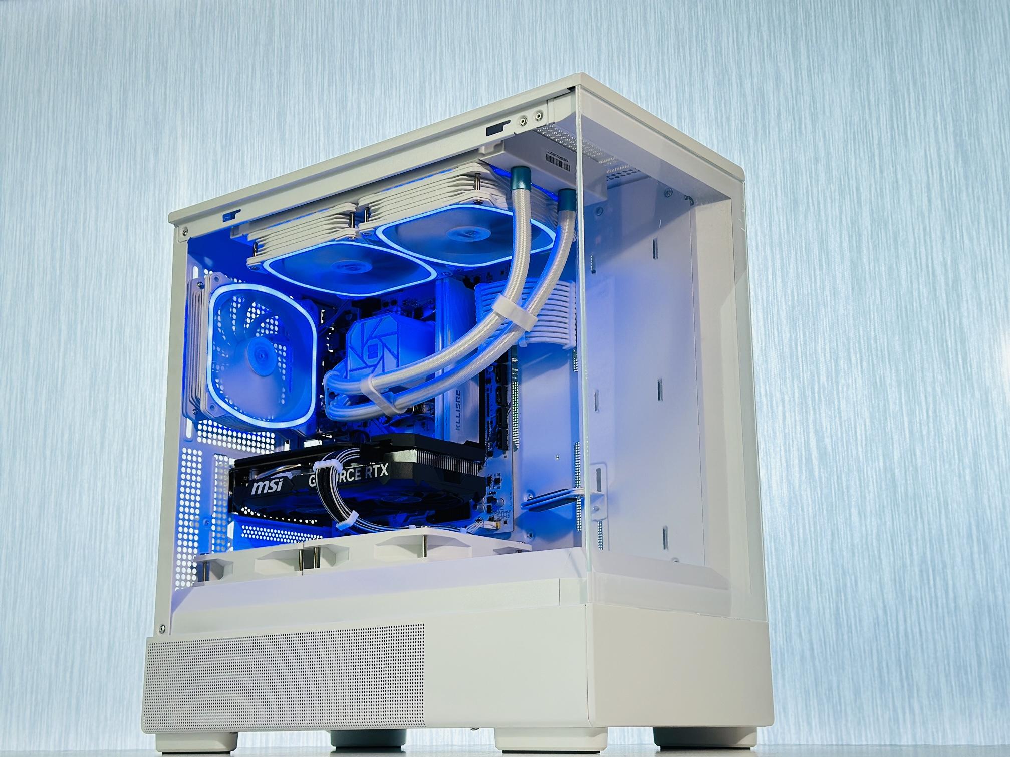 🚀👨🏻‍🚀🌟👨‍🚀Buzz Liquid Cooled Gaming PC❄️Nvidia RTX 4060 8GB❄️AMD Ryzen 5 5600❄️32GB DDR4