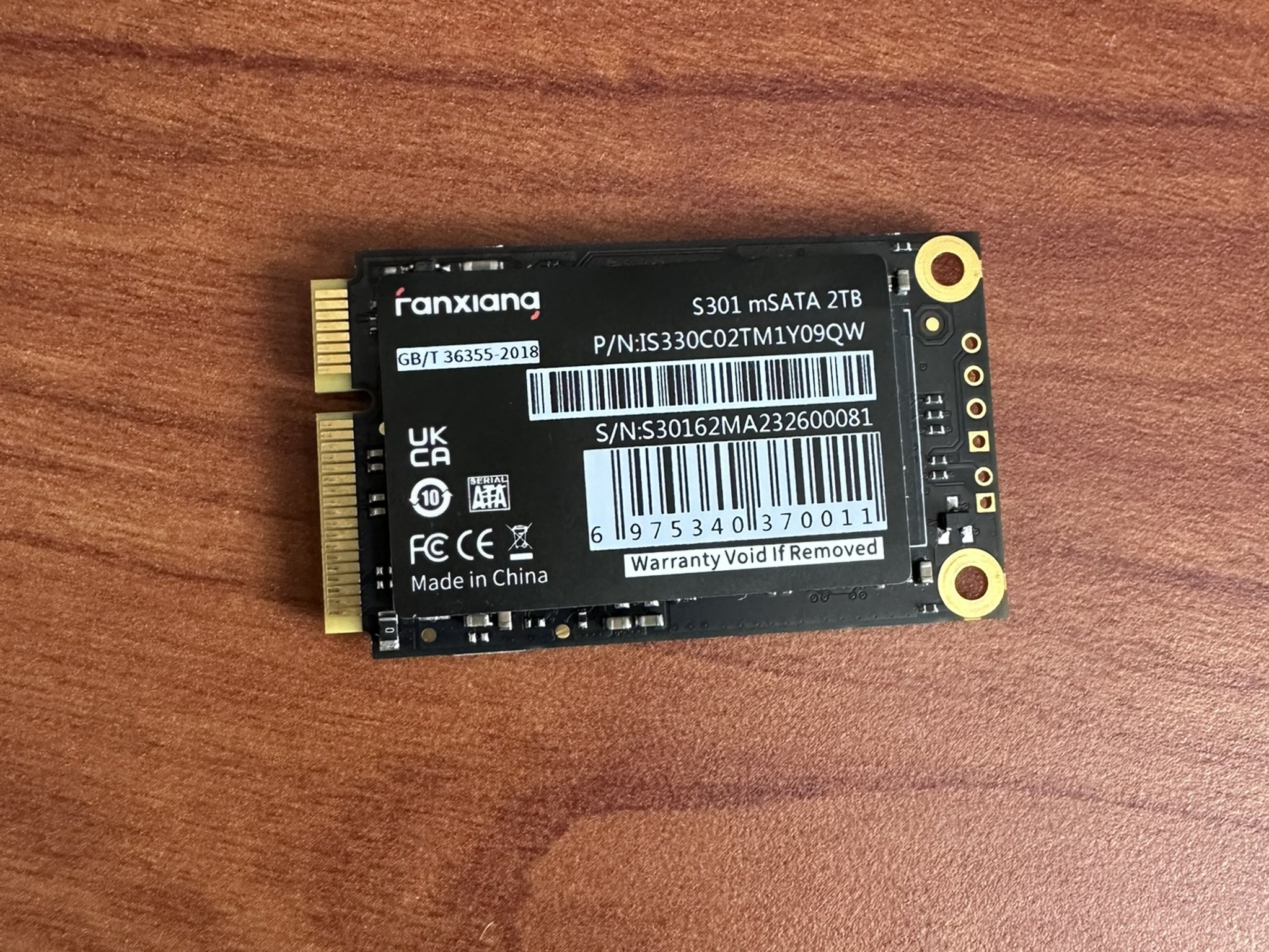Fanxiana 2TB mSATA SSD