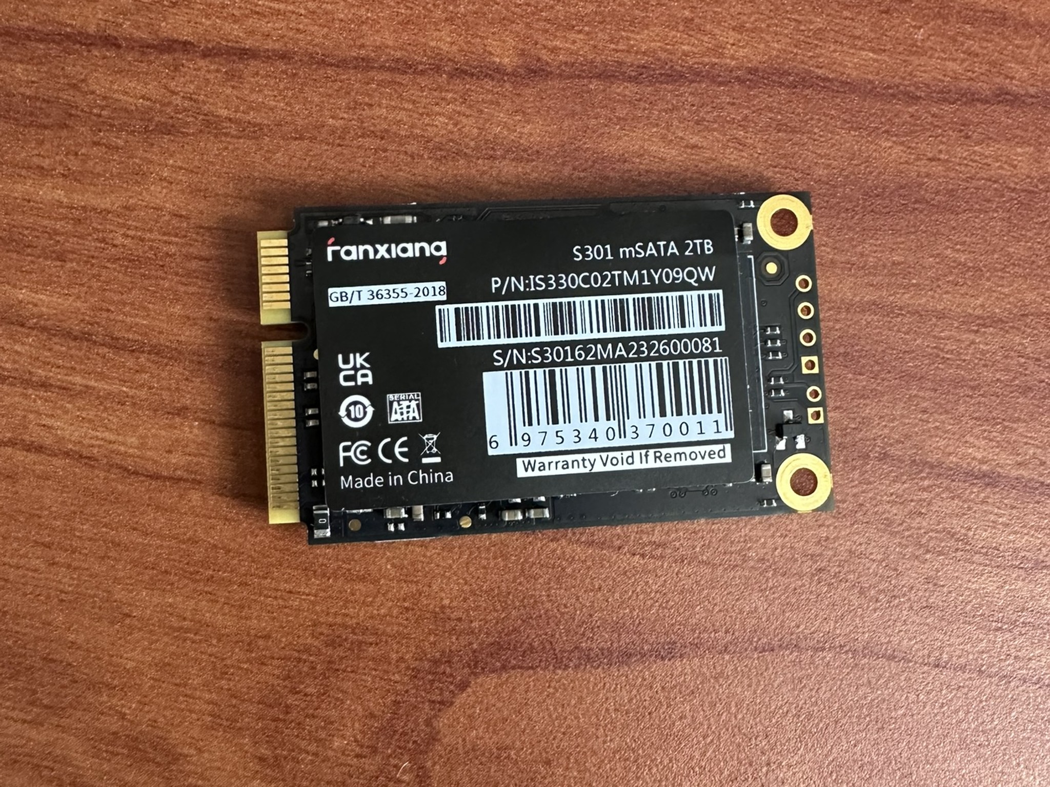 Fanxiana 2TB mSATA SSD