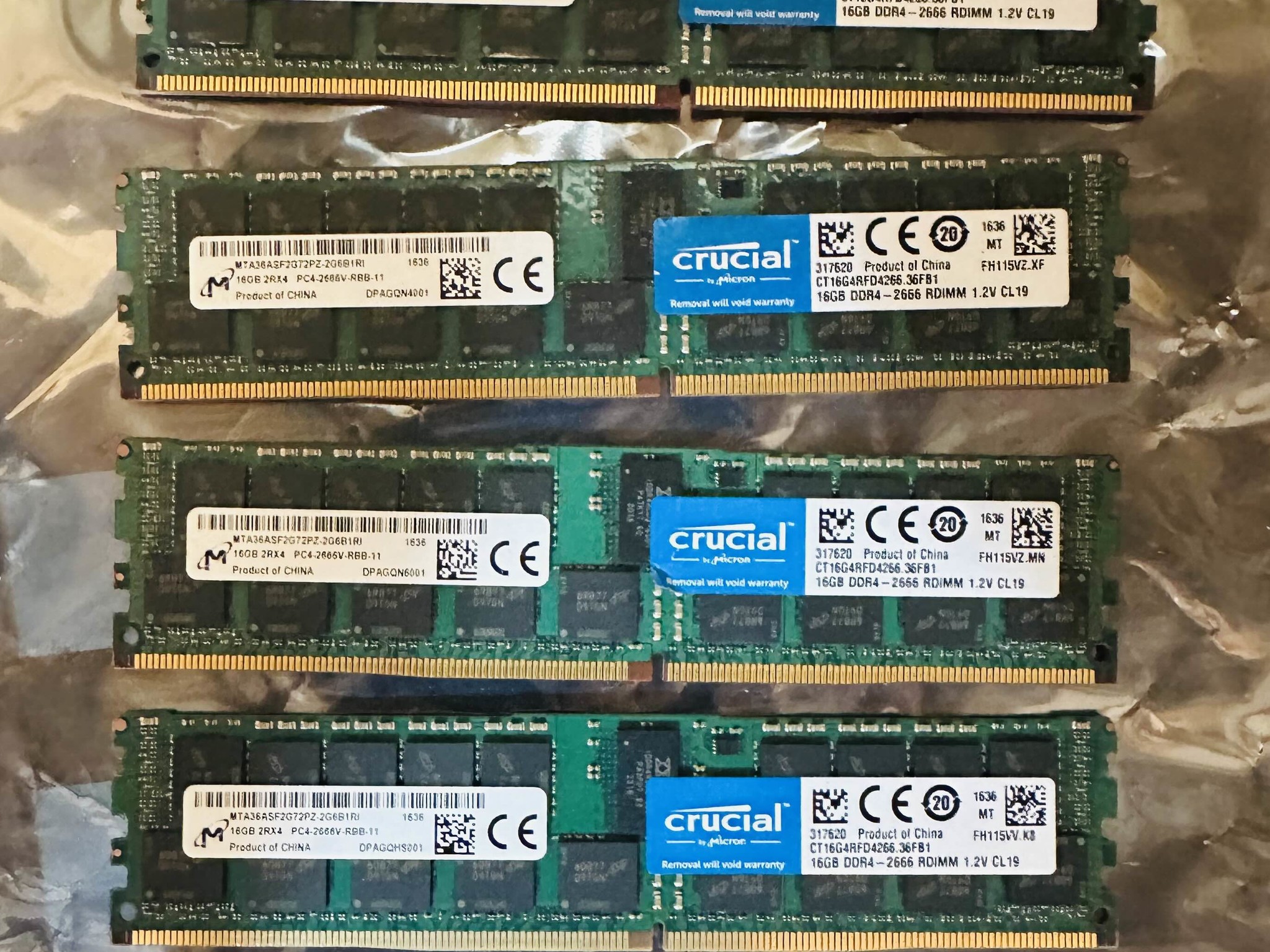 (COMBO) Gigabyte X99-UD4 + Crucial 64GB RDIMM + Intel 600P NVMe 512GB