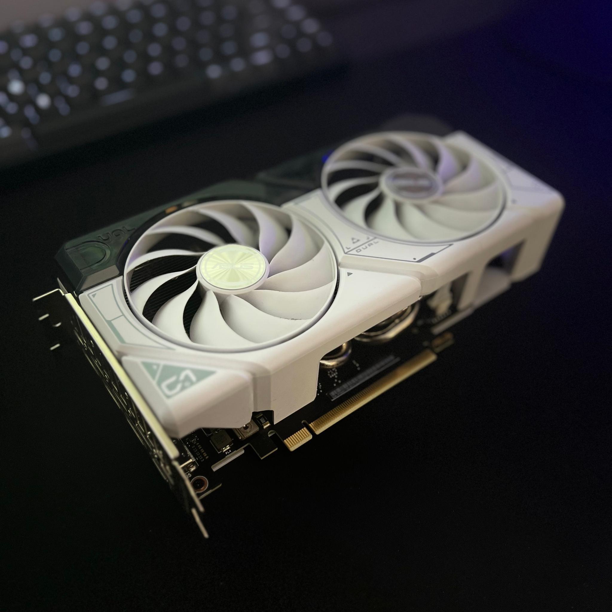 Asus Dual Geforce RTX 4060ti 8GB GDDR6 White OC Edition