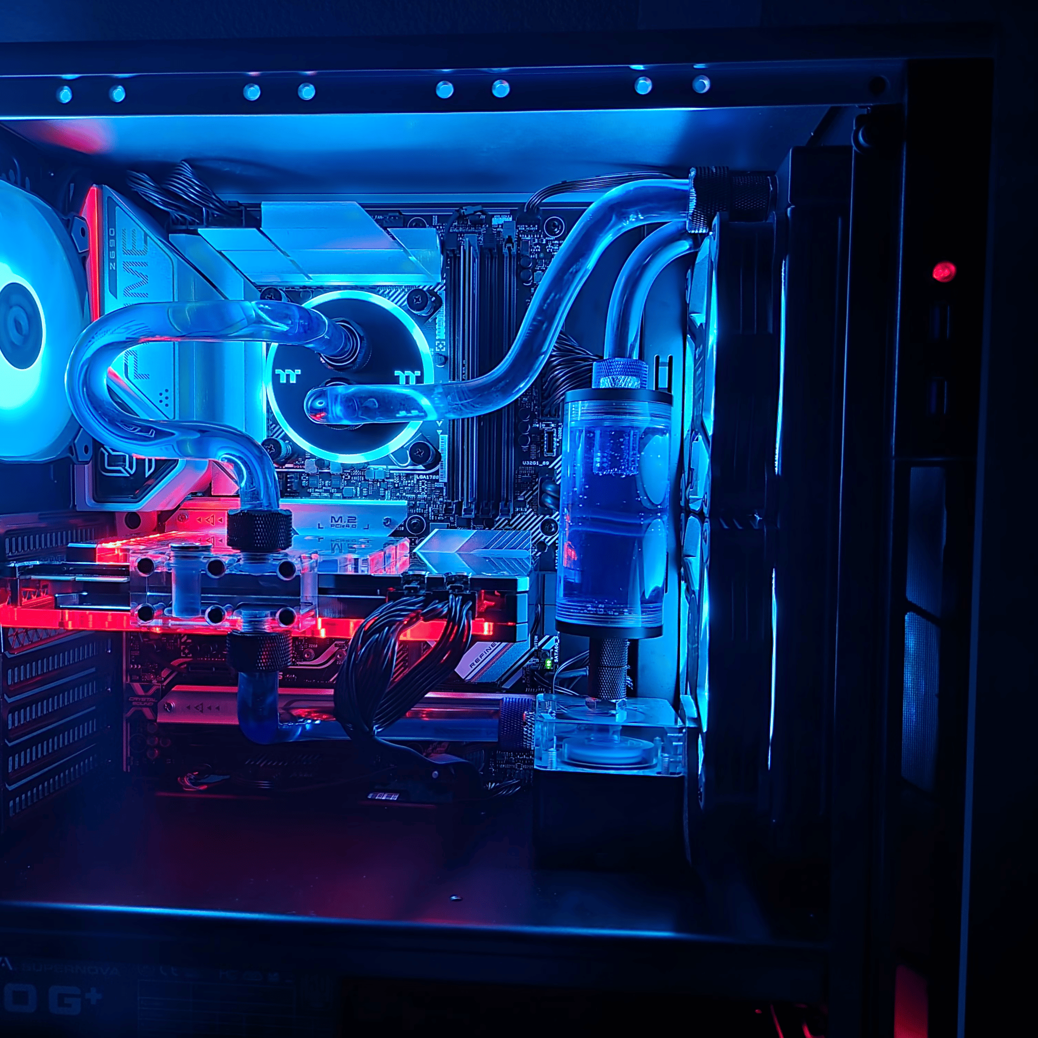 RTX 3090 Custom Loop Water Cooled Gaming Pc Computer 