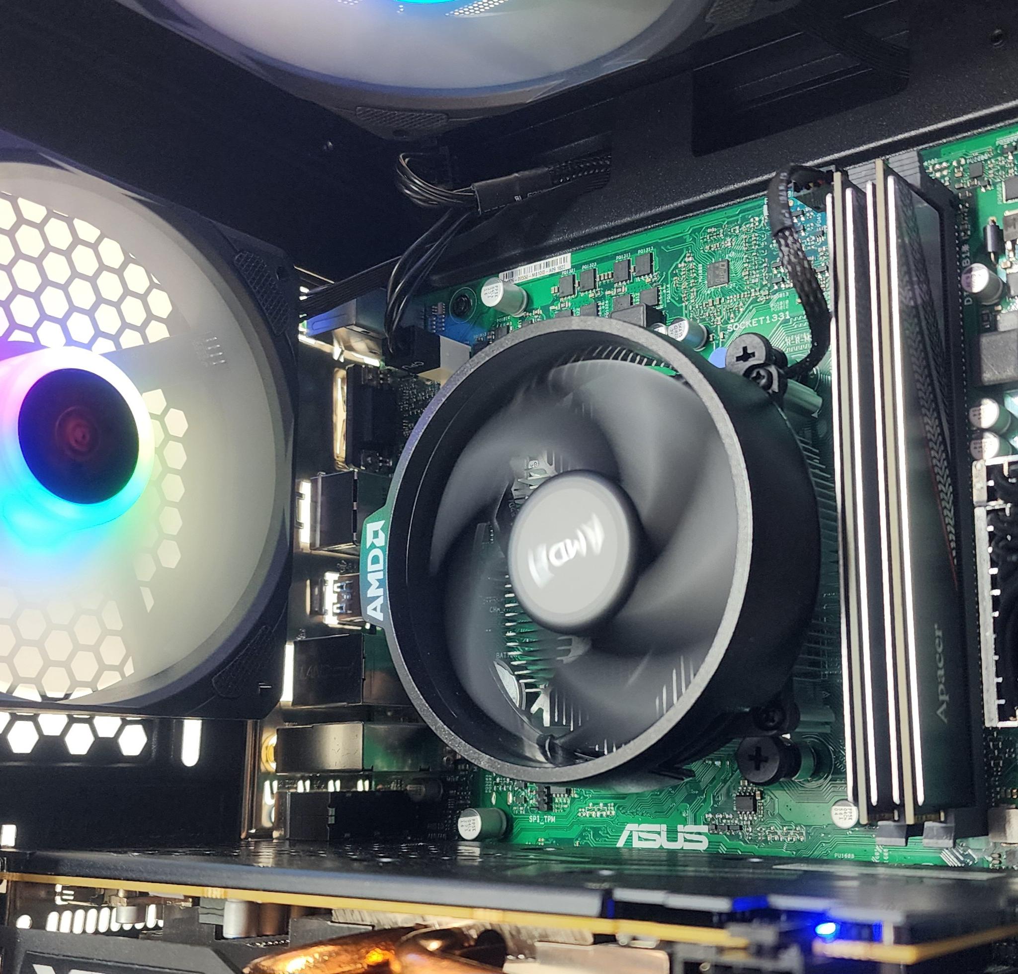 Gaming PC Ryzen 3 2300X 16GB RAM 256GB SSD + 1TB HDD RX 580 8GB Windows 11 Computer